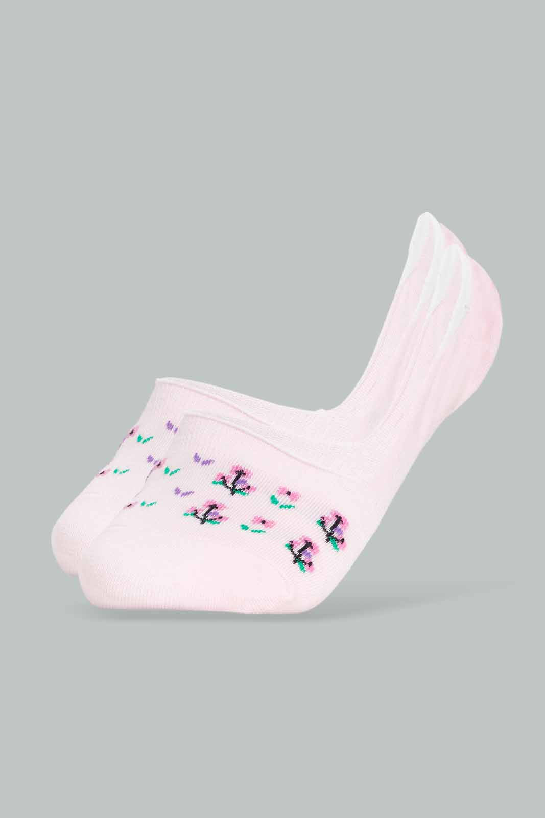 Redtag-Women-Fashion-Printed-Invisible-Socks-Pack-Of-5-365,-Category:Socks,-Colour:Assorted,-Deals:New-In,-Dept:Ladieswear,-Filter:Women's-Clothing,-New-In-Women-APL,-Non-Sale,-Section:Women,-Women-Socks--
