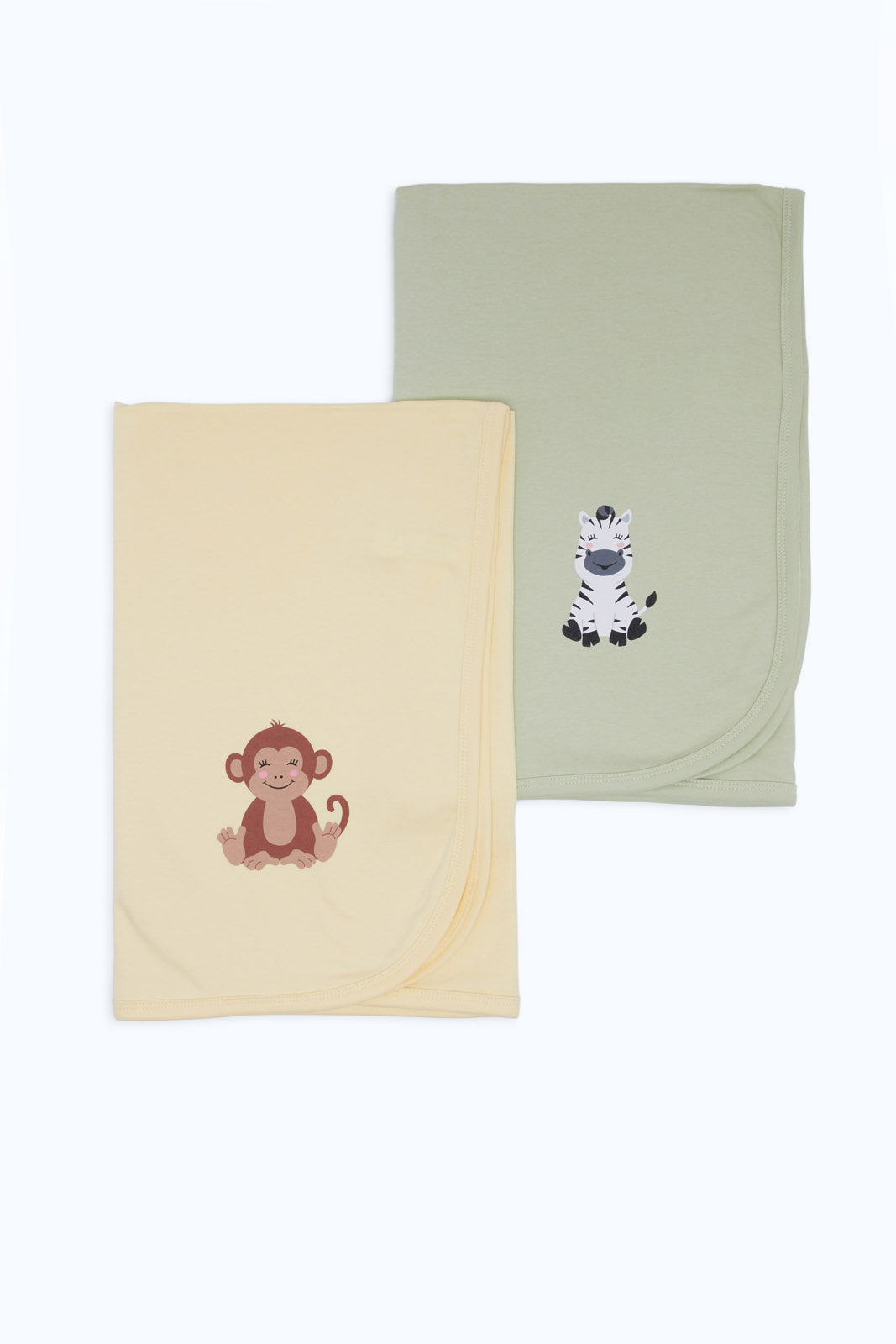 Redtag-Green-2-Piece-Plain-Knit-Boy-Blanket-Category:Newborn-Accessories,-Colour:White,-Deals:New-In,-Dept:New-Born,-Filter:Baby-(0-to-12-Mths),-H1:KWR,-H2:NBF,-H3:ACC,-H4:SAT,-NBF-Newborn-Accessories,-New-In-NBF-APL,-Non-Sale,-S23C,-Season:S23C,-Section:Boys-(0-to-14Yrs)-Baby-0 to 12 Months