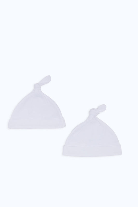 Redtag-White-2-Piece-Hat-Category:Newborn-Accessories,-Colour:White,-Deals:New-In,-Dept:New-Born,-Filter:Baby-(0-to-12-Mths),-H1:KWR,-H2:NBF,-H3:ACC,-H4:HAT,-NBF-Newborn-Accessories,-New-In-NBF-APL,-Non-Sale,-PPE,-S23C,-Season:S23C,-Section:Boys-(0-to-14Yrs)-Baby-0 to 12 Months
