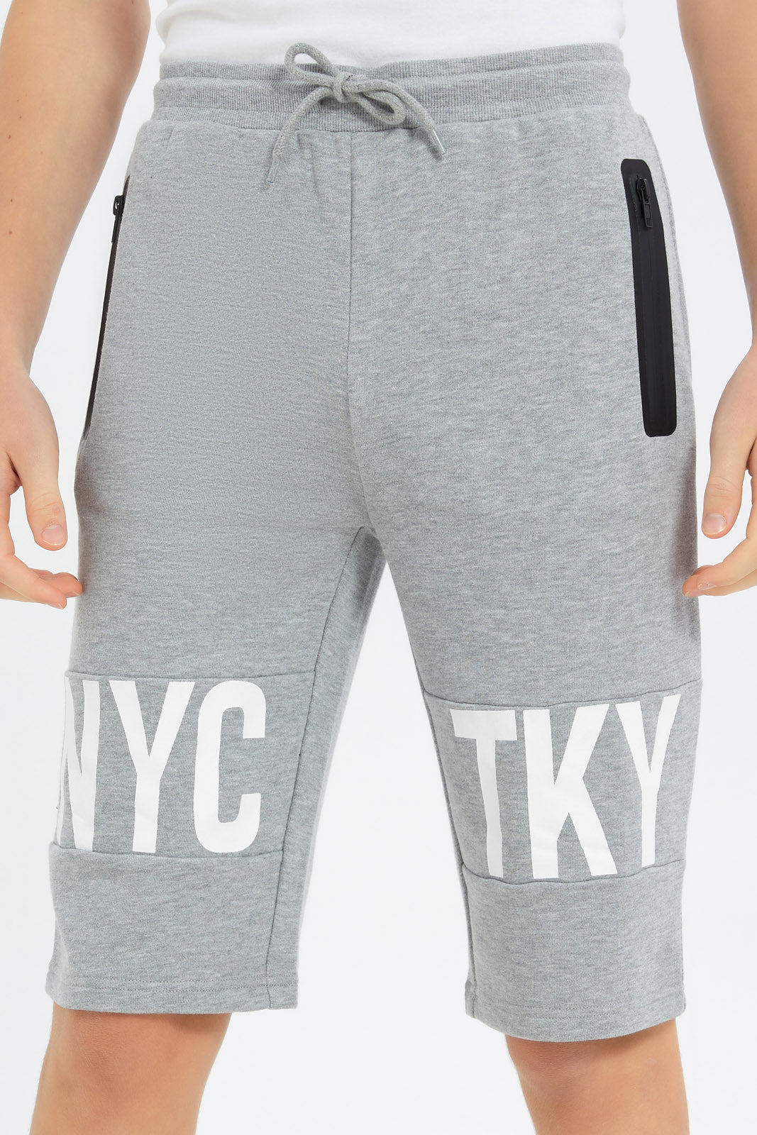Redtag-Boys-Grey-Mel-Brkln-Hrlm-Active-Shorts-BSR-Shorts,-Category:Shorts,-Colour:Grey,-Deals:New-In,-Dept:Boys,-Filter:Senior-Boys-(8-to-14-Yrs),-H1:KWR,-H2:BSR,-H3:SPW,-H4:AST,-New-In-BSR-APL,-Non-Sale,-S23C,-Season:S23C,-Section:Boys-(0-to-14Yrs)-Senior-Boys-9 to 14 Years