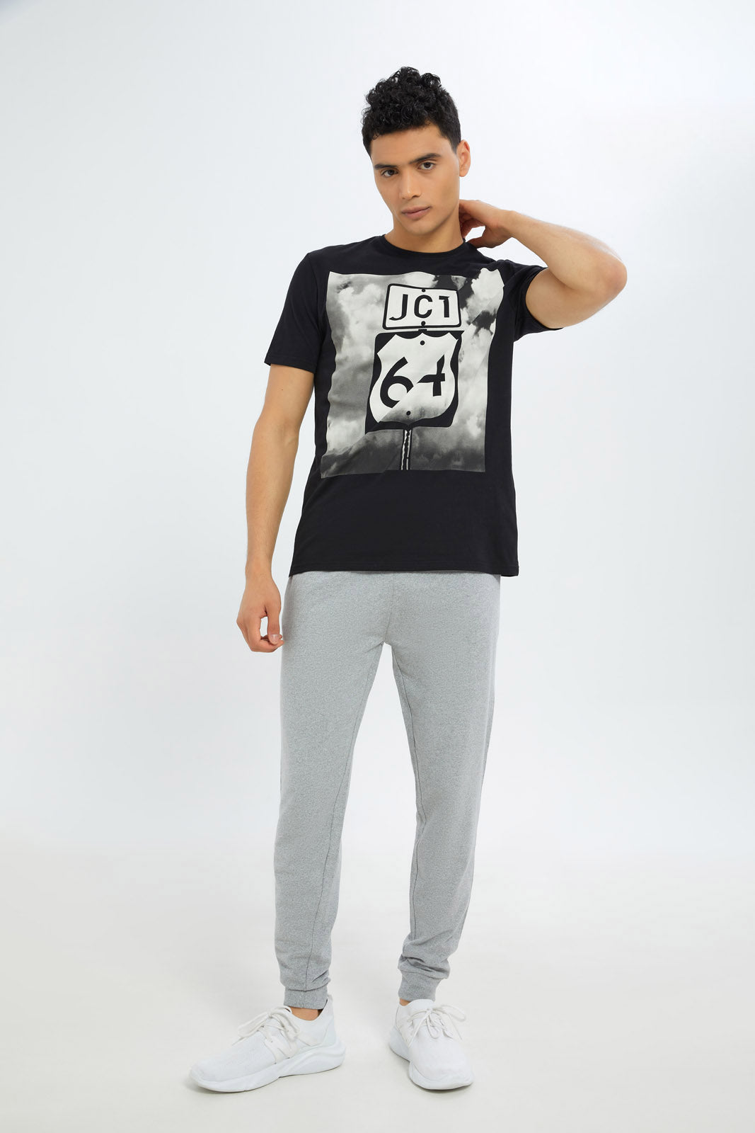 Redtag-Men-Black-Graphic-T-Shirt-Category:T-Shirts,-Colour:Black,-Deals:New-In,-Dept:Menswear,-Filter:Men's-Clothing,-H1:MWR,-H2:GEN,-H3:TSH,-H4:TSH,-Men-T-Shirts,-New-In-Men-APL,-Non-Sale,-S23C,-Season:S23C,-Section:Men,-TBL-Men's-