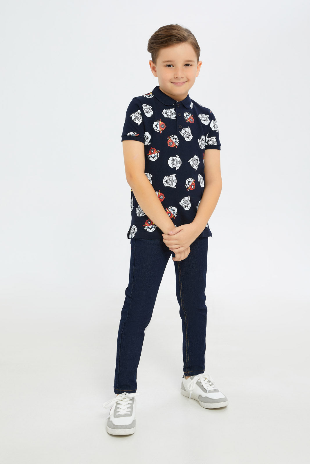 Redtag-Boys-Blue-Paw-Patrol-Aop-Polo-Shirt-BOY-Polo-T-Shirts,-Category:Polo-T-Shirts,-CHA,-Colour:Grey,-Deals:New-In,-Dept:Boys,-Filter:Boys-(2-to-8-Yrs),-H1:KWR,-H2:BOY,-H3:TSH,-H4:POS,-New-In-BOY-APL,-Non-Sale,-S23C,-Season:S23C,-Section:Boys-(0-to-14Yrs),-TBL-Boys-2 to 8 Years