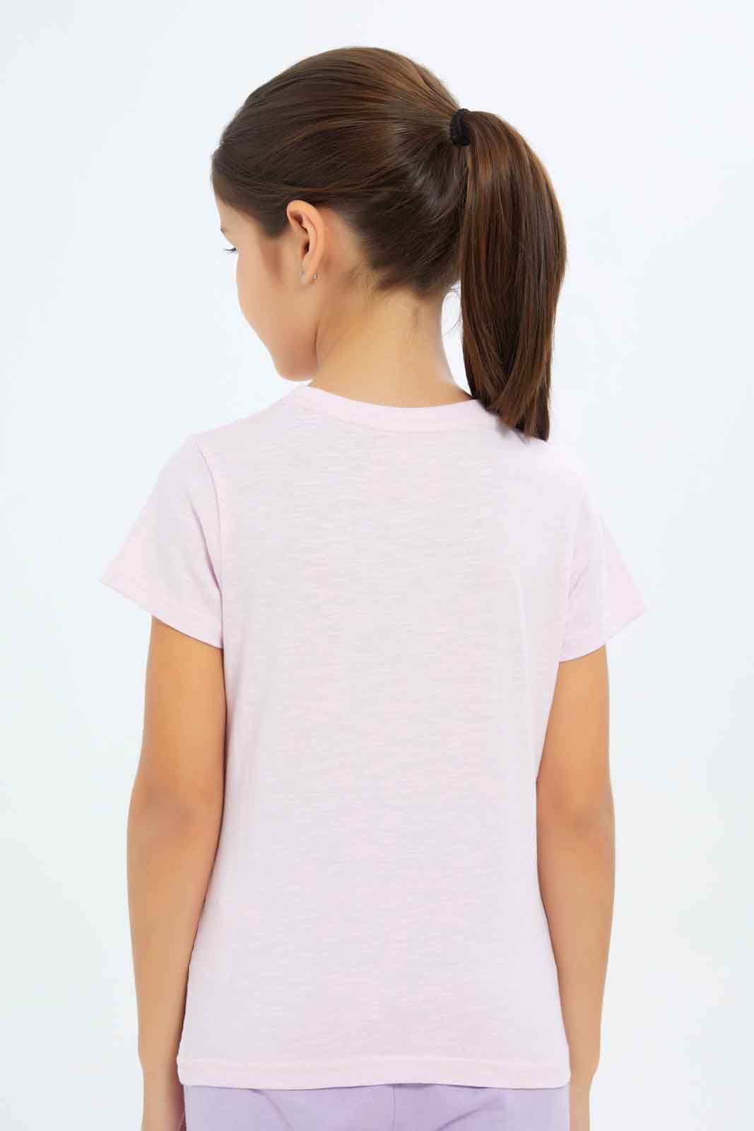 Redtag-Girls-Pink-With-Embro-Top-Category:T-Shirts,-Colour:Apricot,-Deals:New-In,-Dept:Girls,-Filter:Girls-(2-to-8-Yrs),-GIR-T-Shirts,-New-In-GIR-APL,-Non-Sale,-S23B,-Section:Girls-(0-to-14Yrs),-TBL-Girls-2 to 8 Years