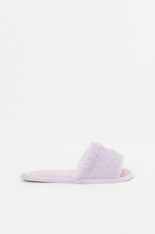 Redtag-Lilac-Classic-Slipper-Category:Shoes,-Colour:Lilac,-Deals:New-In,-Filter:Women's-Footwear,-H1:FOO,-H2:LAD,-H3:SLI,-H4:SLI,-N/A,-New-In-Women-FOO,-Non-Sale,-S23B,-Season:S23B,-Section:Women,-Women-Slippers-Women's-