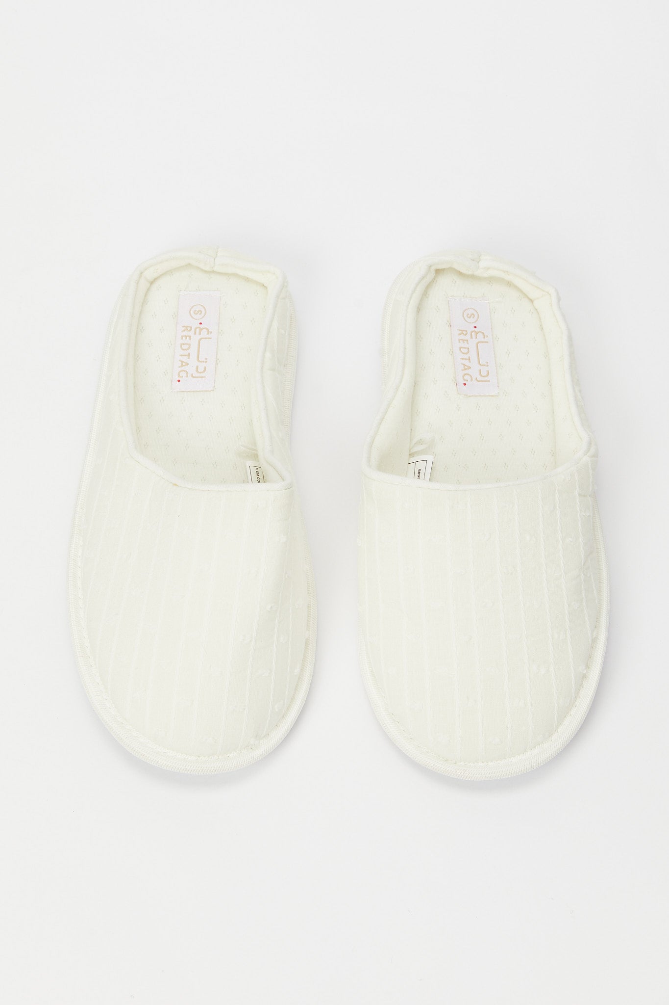 Redtag-White-Stitch-Mule-Category:Shoes,-Colour:White,-Deals:New-In,-Filter:Women's-Footwear,-H1:FOO,-H2:LAD,-H3:SLI,-H4:SLI,-N/A,-New-In-Women-FOO,-Non-Sale,-S23B,-Season:S23B,-Section:Women,-Women-Slippers-Women's-