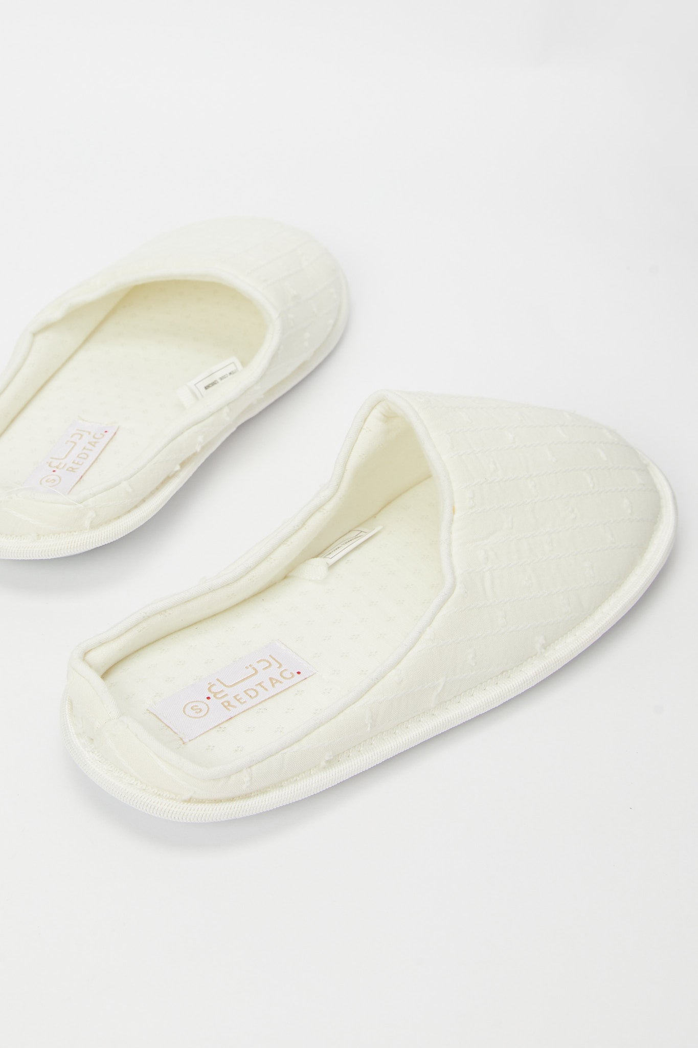 Redtag-White-Stitch-Mule-Category:Shoes,-Colour:White,-Deals:New-In,-Filter:Women's-Footwear,-H1:FOO,-H2:LAD,-H3:SLI,-H4:SLI,-N/A,-New-In-Women-FOO,-Non-Sale,-S23B,-Season:S23B,-Section:Women,-Women-Slippers-Women's-