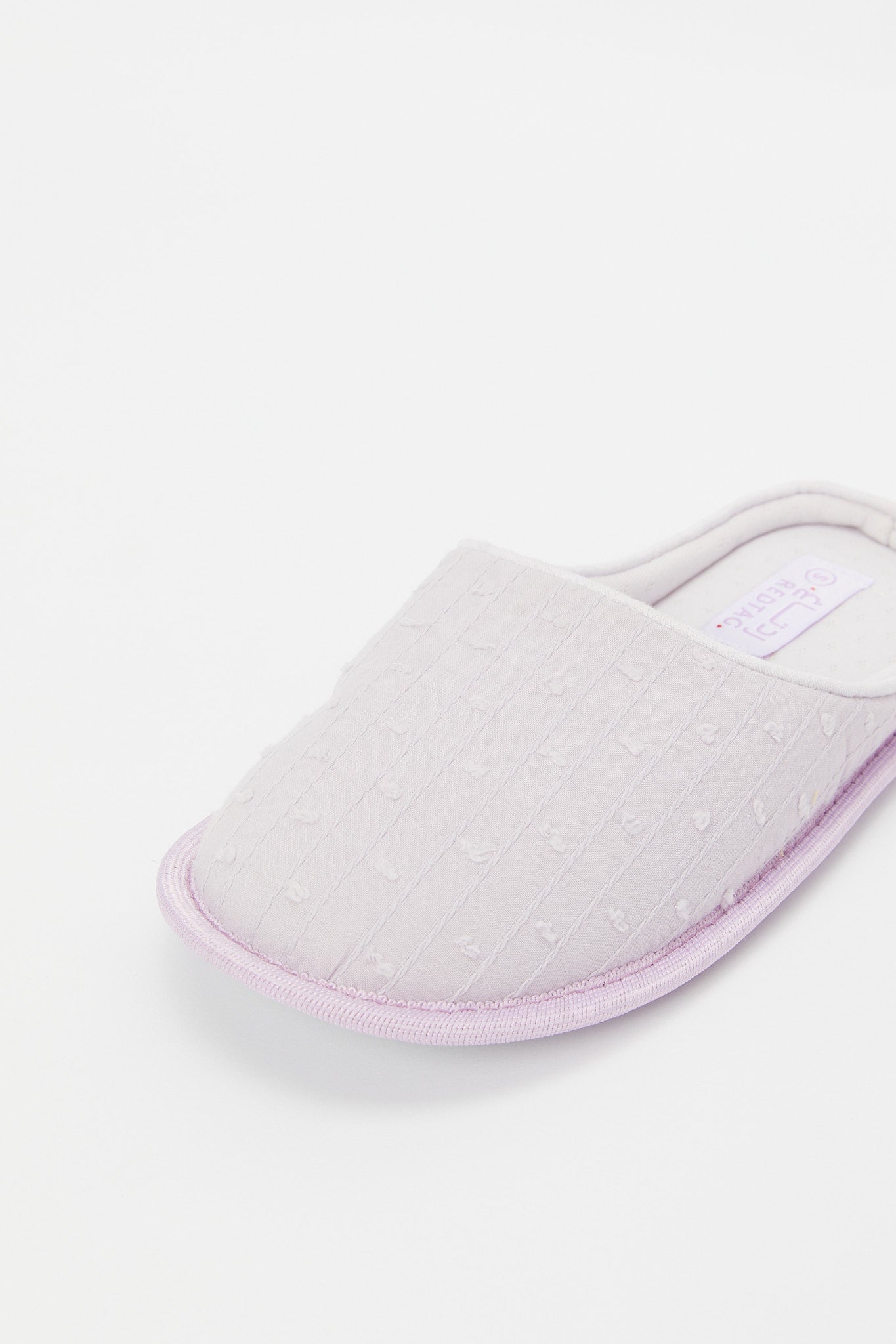 Redtag-Lilac-Stitch-Mule-Category:Shoes,-Colour:Lilac,-Deals:New-In,-Filter:Women's-Footwear,-H1:FOO,-H2:LAD,-H3:SLI,-H4:SLI,-N/A,-New-In-Women-FOO,-Non-Sale,-S23B,-Season:S23B,-Section:Women,-Women-Slippers-Women's-
