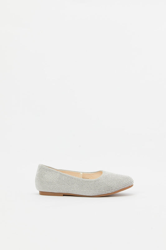 Redtag-Silver-Ballerina-Category:Shoes,-Colour:Silver,-Deals:New-In,-Filter:Girls-Footwear-(5-to-14-Yrs),-GSR-Shoes,-H1:FOO,-H2:GSR,-H3:SHO,-H4:CAH,-New-In-GSR-FOO,-Non-Sale,-Promo:,-RMD,-S23B,-Season:S23B,-Section:Girls-(0-to-14Yrs)-Senior-Girls-5 to 14 Years