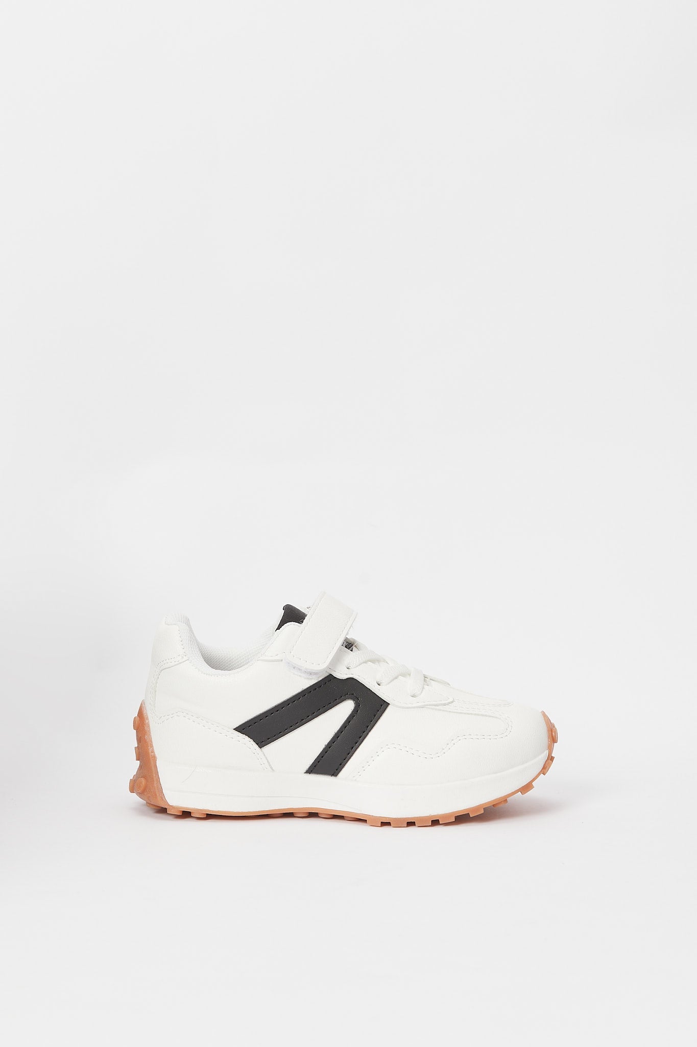 Redtag-White-Velcro-Strap-Trainer-Category:Shoes,-Colour:White,-Deals:New-In,-Filter:Girls-Footwear-(5-to-14-Yrs),-GSR-Trainers,-H1:FOO,-H2:GSR,-H3:TRN,-H4:CLT,-N/A,-New-In-GSR-FOO,-Non-Sale,-S23B,-Season:S23B,-Section:Girls-(0-to-14Yrs)-Senior-Girls-5 to 14 Years