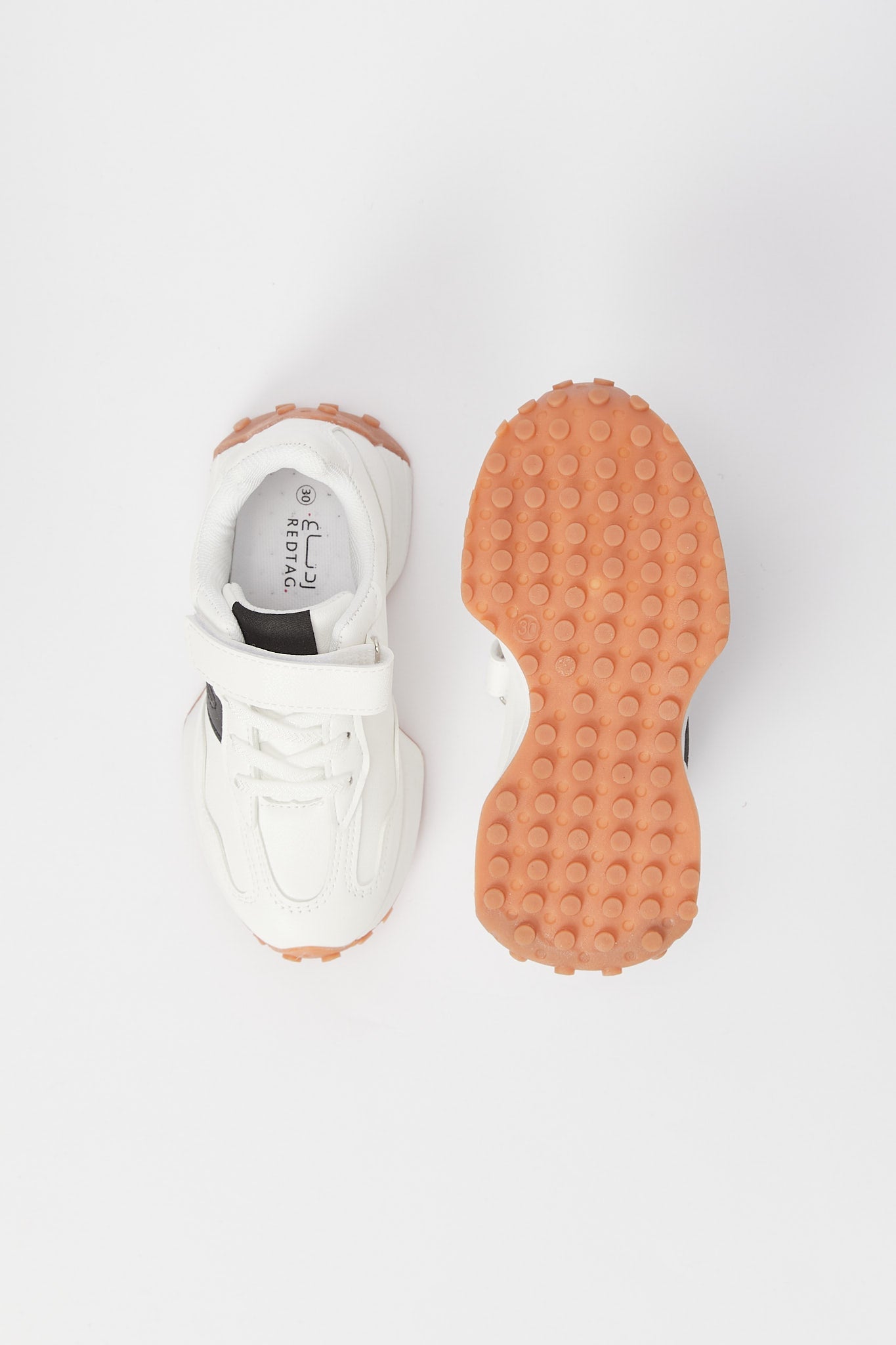 Redtag-White-Velcro-Strap-Trainer-Category:Shoes,-Colour:White,-Deals:New-In,-Filter:Girls-Footwear-(5-to-14-Yrs),-GSR-Trainers,-H1:FOO,-H2:GSR,-H3:TRN,-H4:CLT,-N/A,-New-In-GSR-FOO,-Non-Sale,-S23B,-Season:S23B,-Section:Girls-(0-to-14Yrs)-Senior-Girls-5 to 14 Years