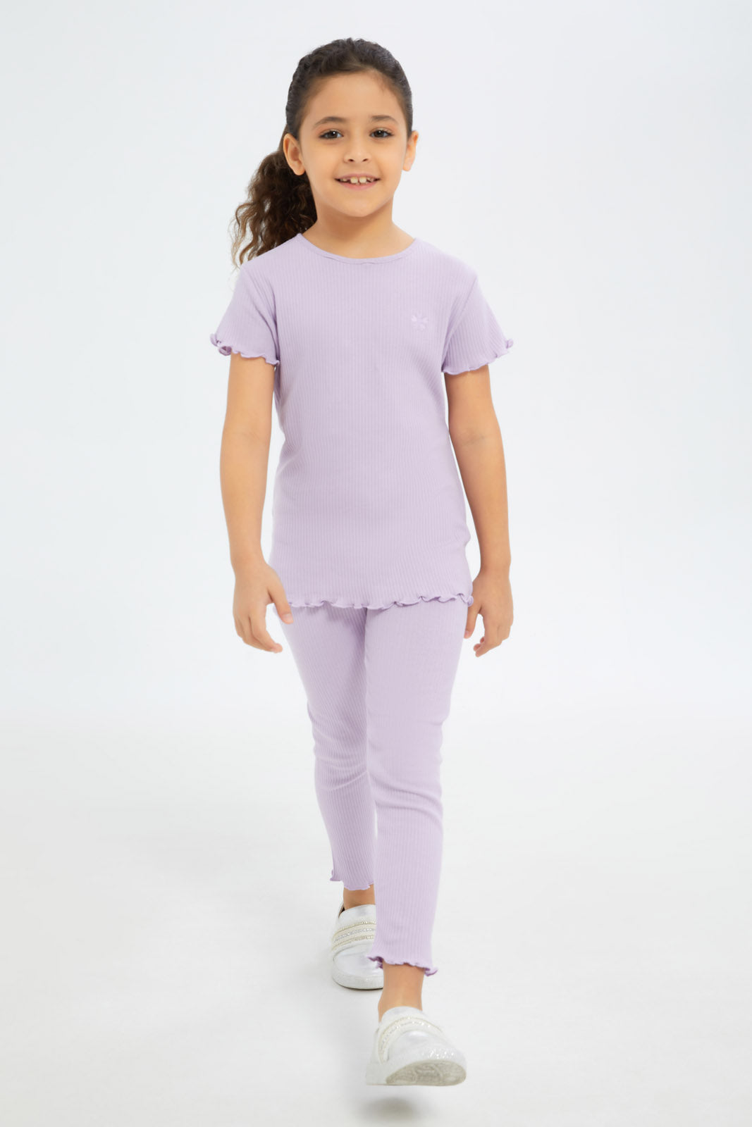 Redtag-Girls-Lilac-Drop-Needle-Leggings-Category:Leggings,-Colour:Lilac,-Deals:New-In,-Filter:Girls-(2-to-8-Yrs),-GIR-Leggings,-H1:KWR,-H2:GIR,-H3:TRS,-H4:LEG,-New-In-GIR-APL,-Non-Sale,-S23B,-Season:S23B,-Section:Girls-(0-to-14Yrs),-TBL-Girls-2 to 8 Years