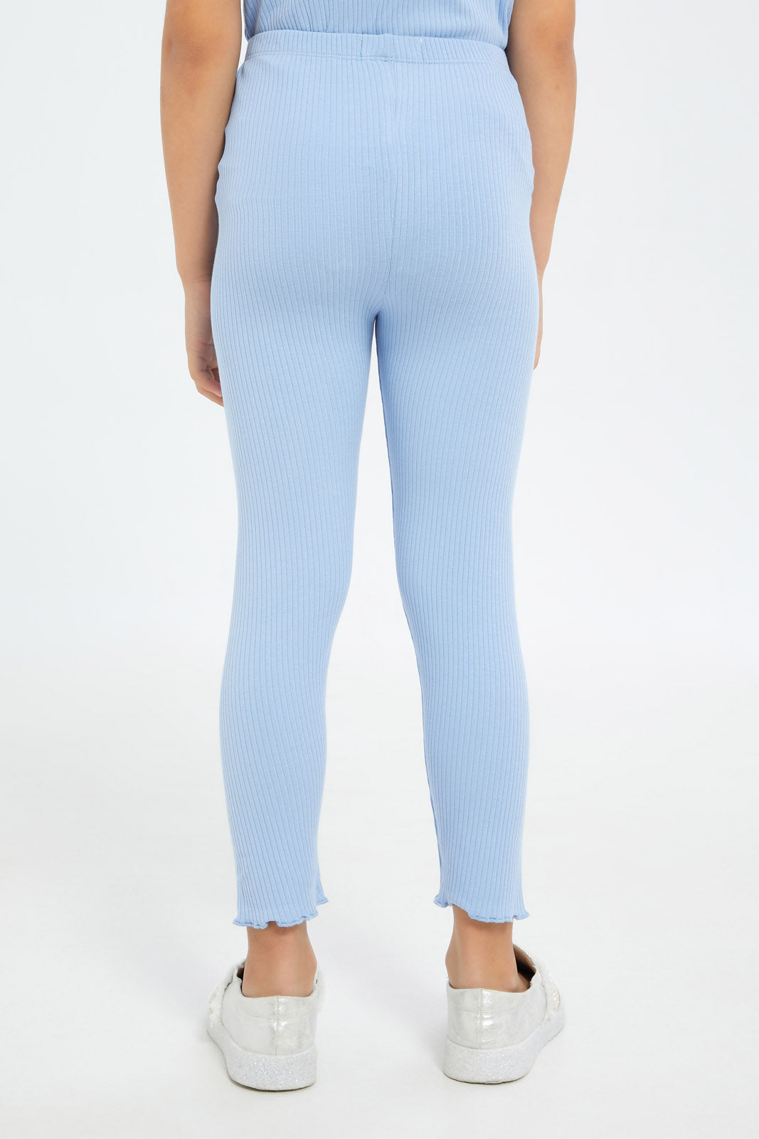 Redtag-Girls-Blue-Drop-Needle-Leggings-Category:Leggings,-Colour:Blue,-Deals:New-In,-Filter:Girls-(2-to-8-Yrs),-GIR-Leggings,-H1:KWR,-H2:GIR,-H3:TRS,-H4:LEG,-New-In-GIR-APL,-Non-Sale,-S23B,-Season:S23B,-Section:Girls-(0-to-14Yrs),-TBL-Girls-2 to 8 Years