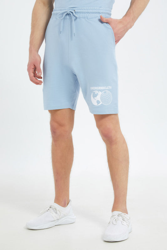 Redtag-Men-Sky-Blue-Lounge-Shorts-Category:Shorts,-Colour:Sky-Blue,-Deals:New-In,-Filter:Men's-Clothing,-Men-Shorts,-New-In-Men-APL,-Non-Sale,-S23C,-Section:Men-Men's-