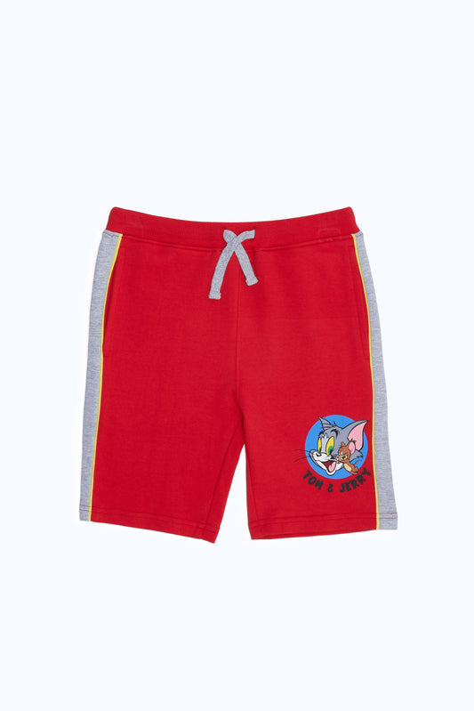 Redtag-Boys-Red-Tom-&-Jerry-Elasticated-Waist-Shorts-BOY-Shorts,-Category:Shorts,-CHA,-Colour:Red,-Deals:New-In,-Filter:Boys-(2-to-8-Yrs),-H1:KWR,-H2:BOY,-H3:SPW,-H4:AST,-New-In-BOY-APL,-Non-Sale,-S23C,-Season:S23C,-Section:Boys-(0-to-14Yrs),-TBL-Boys-2 to 8 Years
