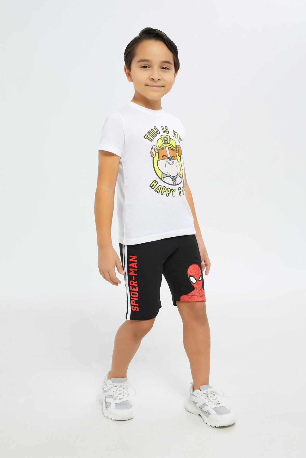 Redtag-Boys-Black-Waist-Shorts-BOY-Shorts,-Category:Shorts,-CHA,-CHR:CHR,-Colour:Black,-Deals:New-In,-Event:STRATEGY,-Filter:Boys-(2-to-8-Yrs),-H1:KWR,-H2:BOY,-H3:SPW,-H4:AST,-New-In-BOY-APL,-Non-Sale,-Promo:TBL,-S23C,-Season:S23C,-Section:Boys-(0-to-14Yrs),-TBL-Boys-2 to 8 Years