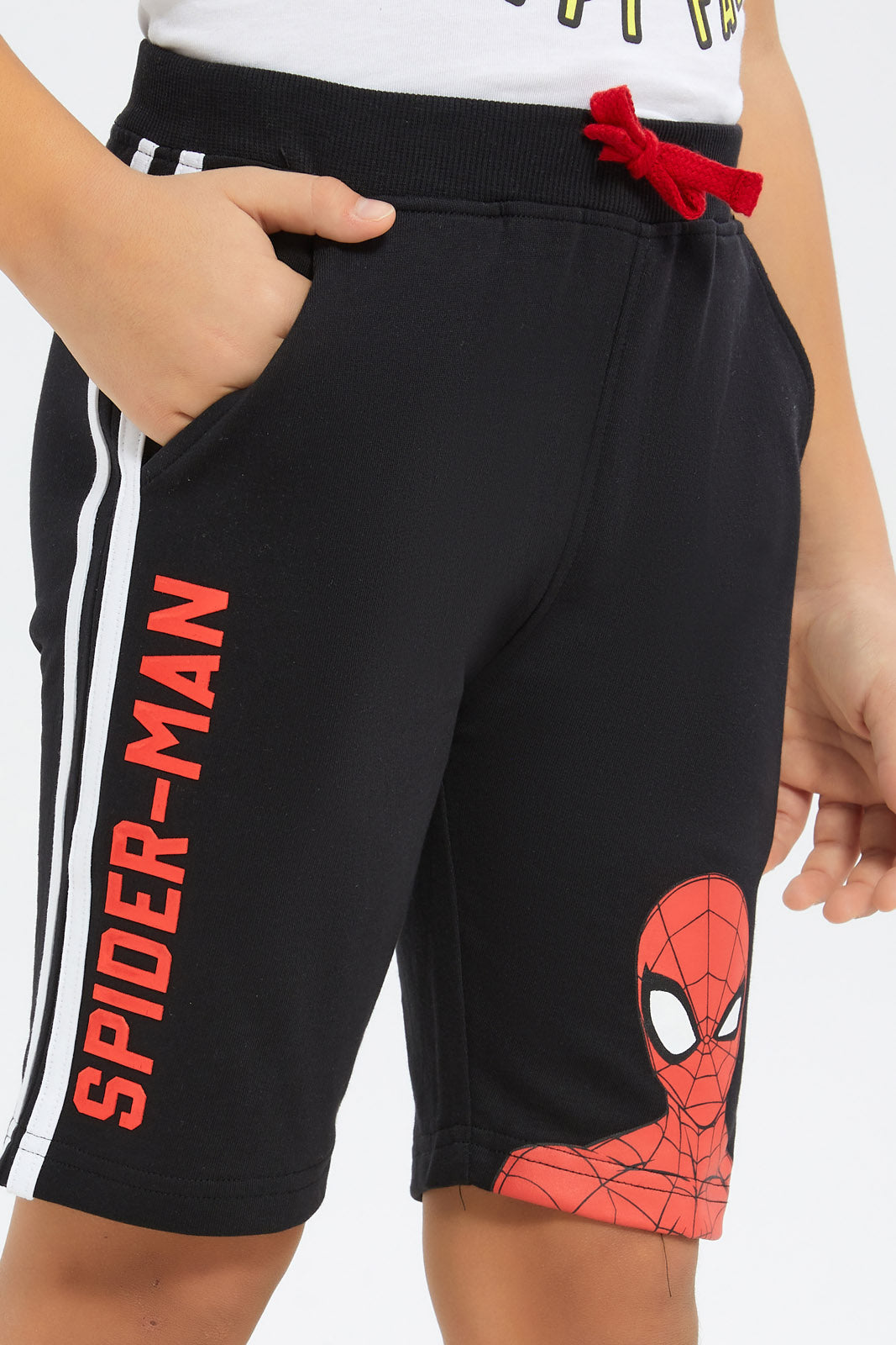 Redtag-Boys-Black-Waist-Shorts-BOY-Shorts,-Category:Shorts,-CHA,-CHR:CHR,-Colour:Black,-Deals:New-In,-Event:STRATEGY,-Filter:Boys-(2-to-8-Yrs),-H1:KWR,-H2:BOY,-H3:SPW,-H4:AST,-New-In-BOY-APL,-Non-Sale,-Promo:TBL,-S23C,-Season:S23C,-Section:Boys-(0-to-14Yrs),-TBL-Boys-2 to 8 Years