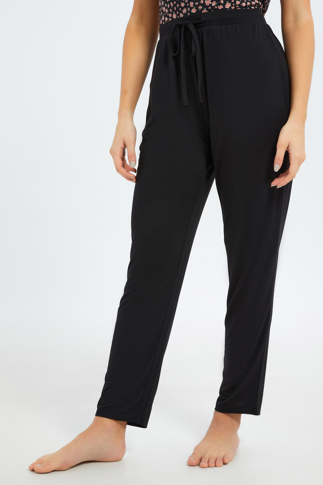 Redtag-Women-Assorted-Short-Sleeves-Pajama-Set-Bottom-Aop-Category:Pyjama-Sets,-Colour:Assorted,-Deals:New-In,-Filter:Women's-Clothing,-New-In-Women-APL,-Non-Sale,-S23B,-Section:Women,-TBL,-Women-Pyjama-Sets--