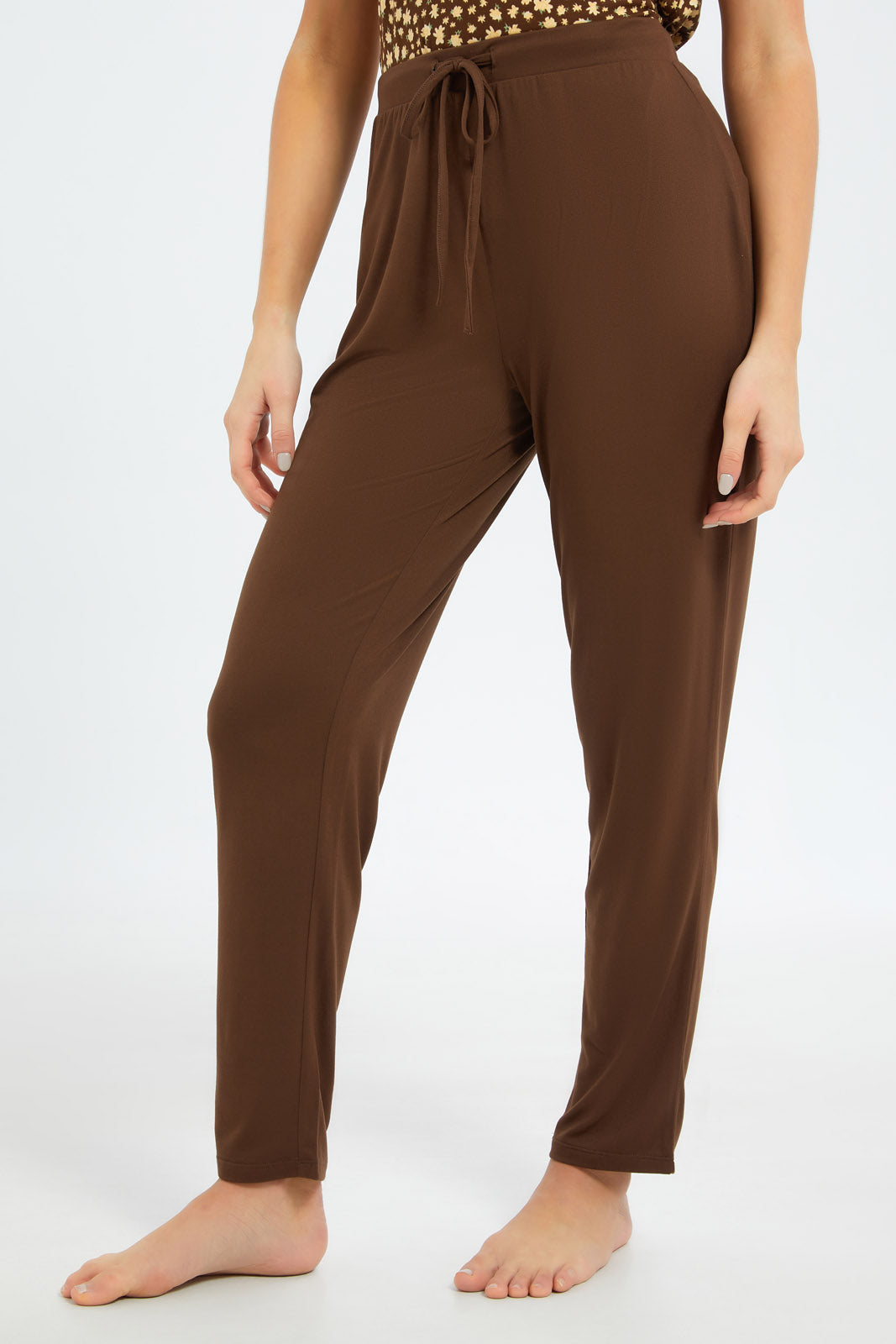 Redtag-Women-Assorted-Short-Sleeves-Pajama-Set-Bottom-Aop-Category:Pyjama-Sets,-Colour:Assorted,-Deals:New-In,-Filter:Women's-Clothing,-New-In-Women-APL,-Non-Sale,-S23B,-Section:Women,-TBL,-Women-Pyjama-Sets--