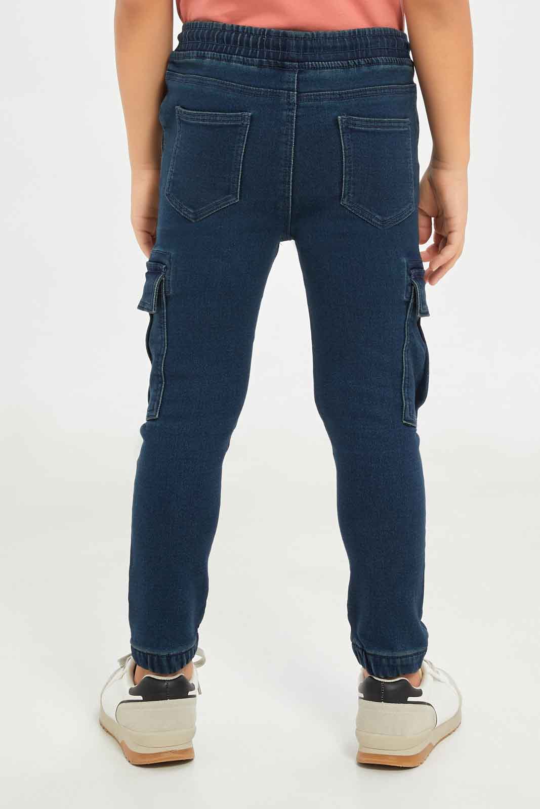 Redtag-Boys-Black-Cargo-Pull-On-Jogger-BOY-Jeans,-Category:Jeans,-Colour:Black,-Deals:New-In,-Filter:Boys-(2-to-8-Yrs),-New-In-BOY-APL,-Non-Sale,-S23C,-Section:Boys-(0-to-14Yrs)-Boys-2 to 8 Years