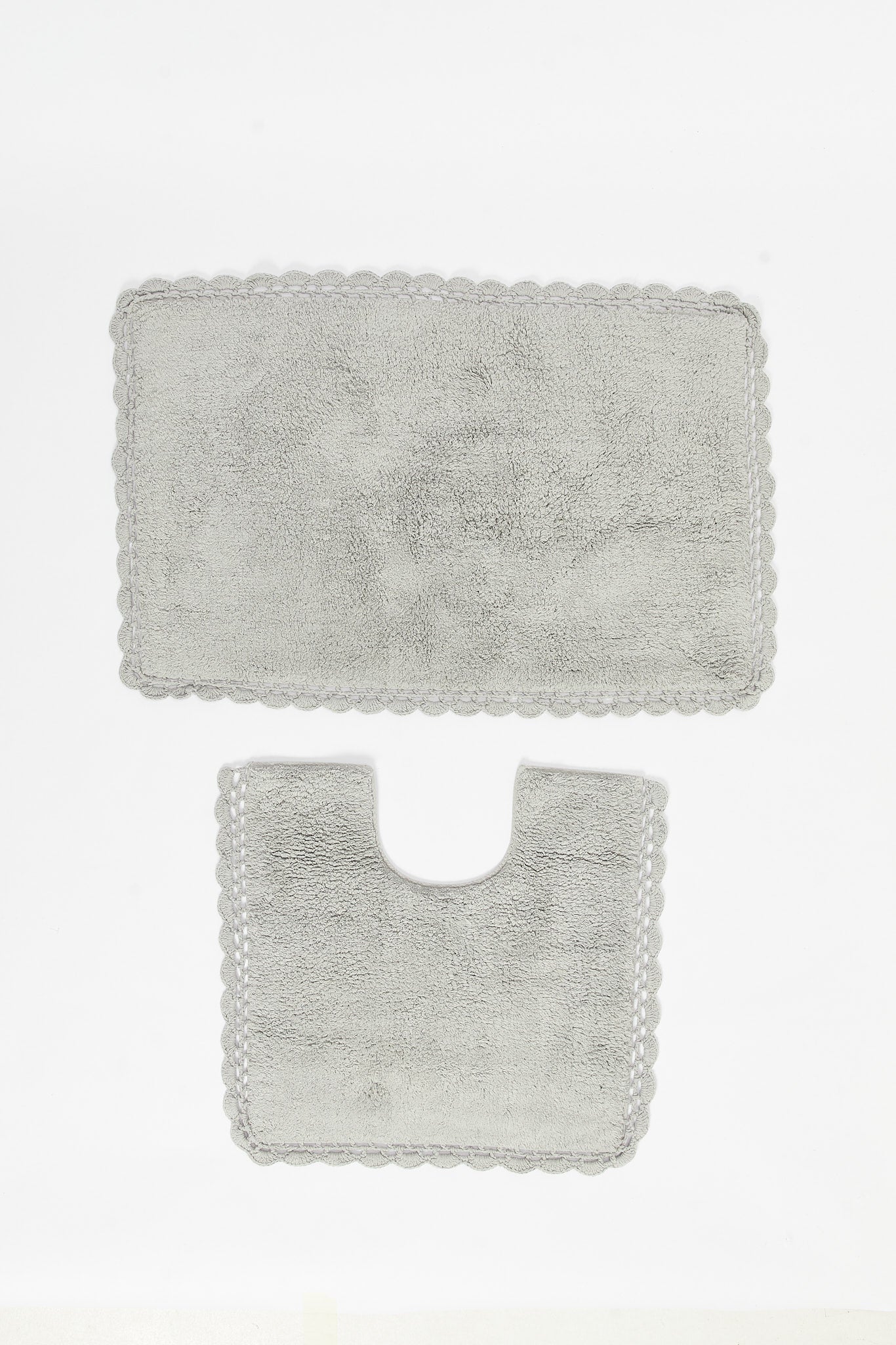 Redtag-Grey-Bathmat-(2-Piece)-Category:Bathmats,-Colour:Grey,-Deals:New-In,-Filter:Home-Bathroom,-HMW-BAC-Bath-Accessories,-New-In-HMW-BAC,-Non-Sale,-S23B,-Section:Homewares-Home-Bathroom-