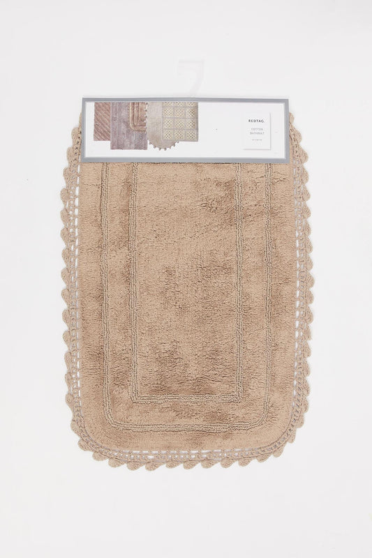 Redtag-Taupe-Bath-Mat-Category:Bathmats,-Colour:Taupe,-Deals:New-In,-Event:RMD,-Filter:Home-Bathroom,-H1:HMW,-H2:BAC,-H3:BCE,-H4:BPM,-HMW-BAC-Bath-Accessories,-New-In-HMW-BAC,-Non-Sale,-Promo:RIVA,-S23B,-Season:S23B,-Section:Homewares,-Style:CHUNKY-Home-Bathroom-