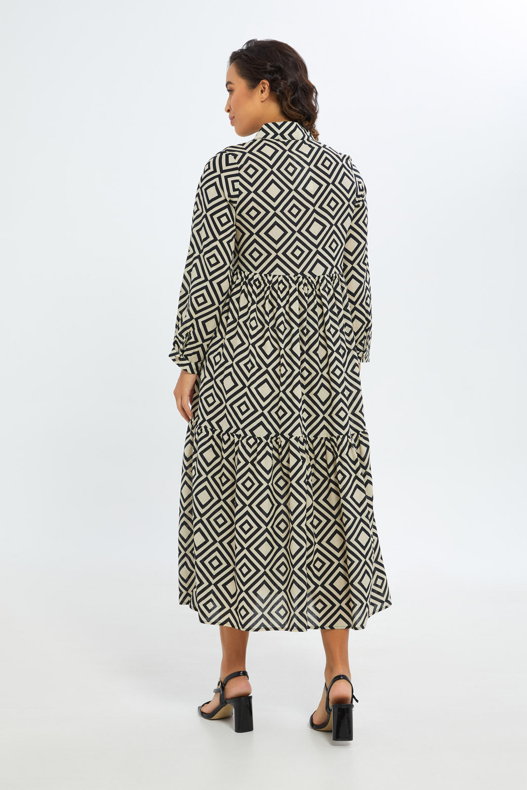 Redtag-Women-Printed-Tiered-Voile-Dress-Category:Dresses,-Colour:Assorted,-Deals:New-In,-Filter:Women's-Clothing,-H1:LWR,-H2:LAD,-H3:DRS,-H4:CAD,-New-In-Women-APL,-Non-Sale,-S23B,-Season:S23B,-Section:Women,-Women-Dresses-Women's-
