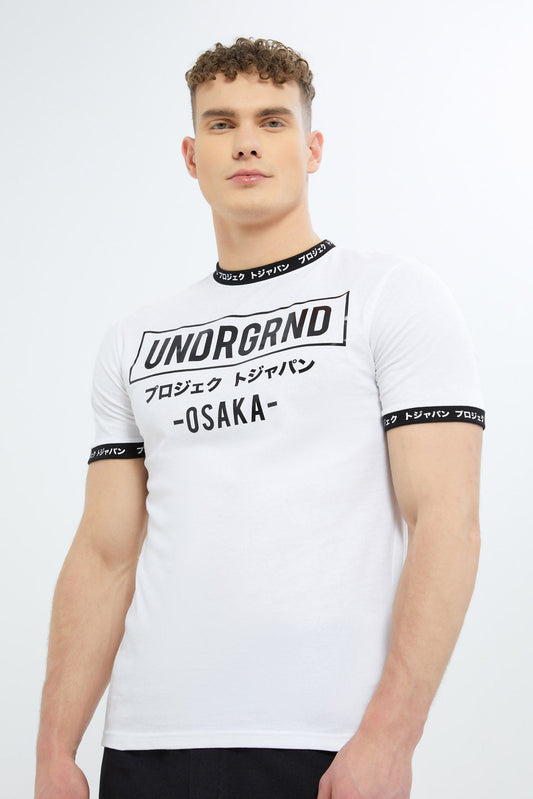 Redtag-Men-White-Contrast-Neck-&-Sleeve-Rib-T-Shirt-Category:T-Shirts,-Colour:White,-Deals:New-In,-Filter:Men's-Clothing,-Men-T-Shirts,-New-In-Men-APL,-Non-Sale,-S23C,-Section:Men-Men's-