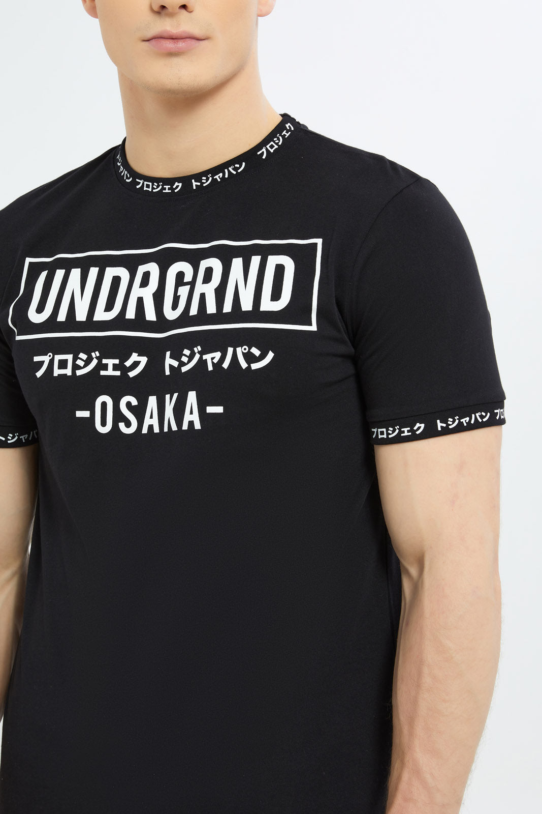 Redtag-Men-Black-Signature-T-Shirt-Category:T-Shirts,-Colour:Black,-Deals:New-In,-Filter:Men's-Clothing,-Men-T-Shirts,-New-In-Men-APL,-Non-Sale,-S23C,-Section:Men-Men's-