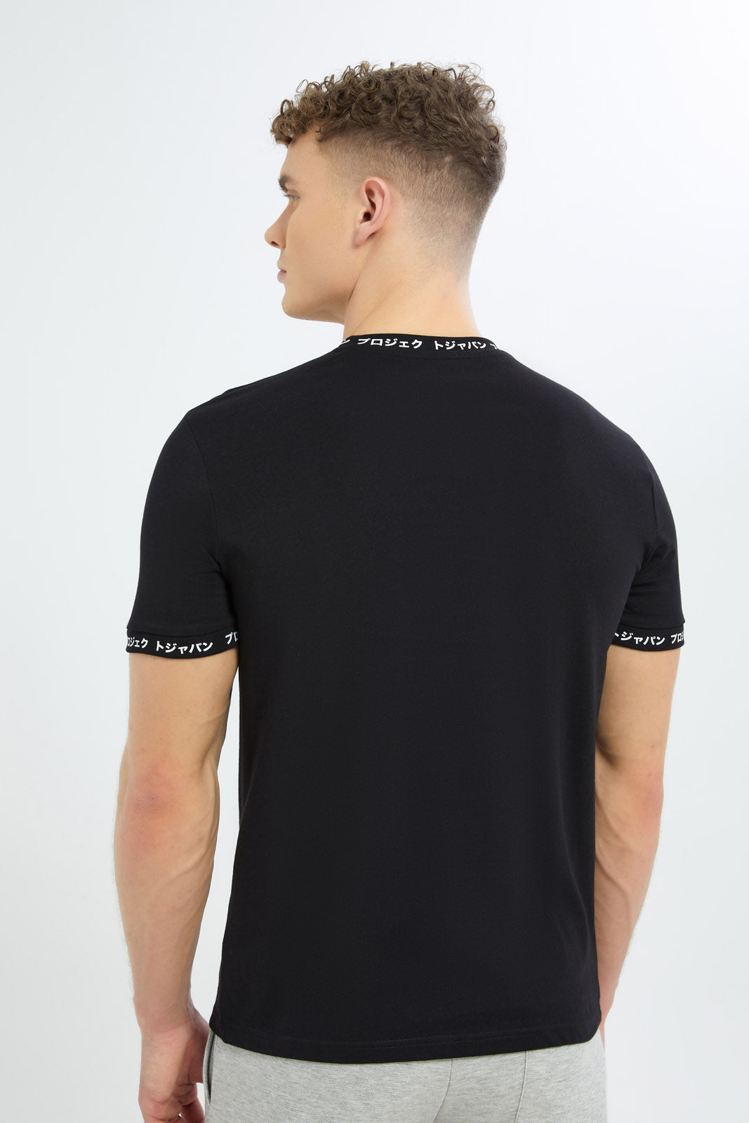 Redtag-Men-Black-Signature-T-Shirt-Category:T-Shirts,-Colour:Black,-Deals:New-In,-Filter:Men's-Clothing,-Men-T-Shirts,-New-In-Men-APL,-Non-Sale,-S23C,-Section:Men-Men's-