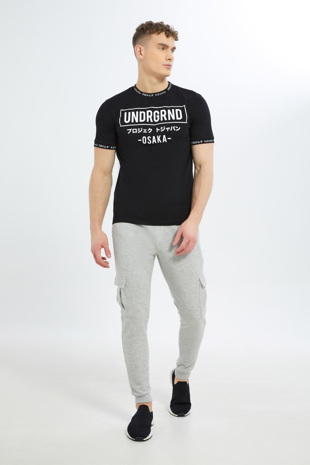 Redtag-Men-Black-Signature-T-Shirt-Category:T-Shirts,-Colour:Black,-Deals:New-In,-Filter:Men's-Clothing,-Men-T-Shirts,-New-In-Men-APL,-Non-Sale,-S23C,-Section:Men-Men's-