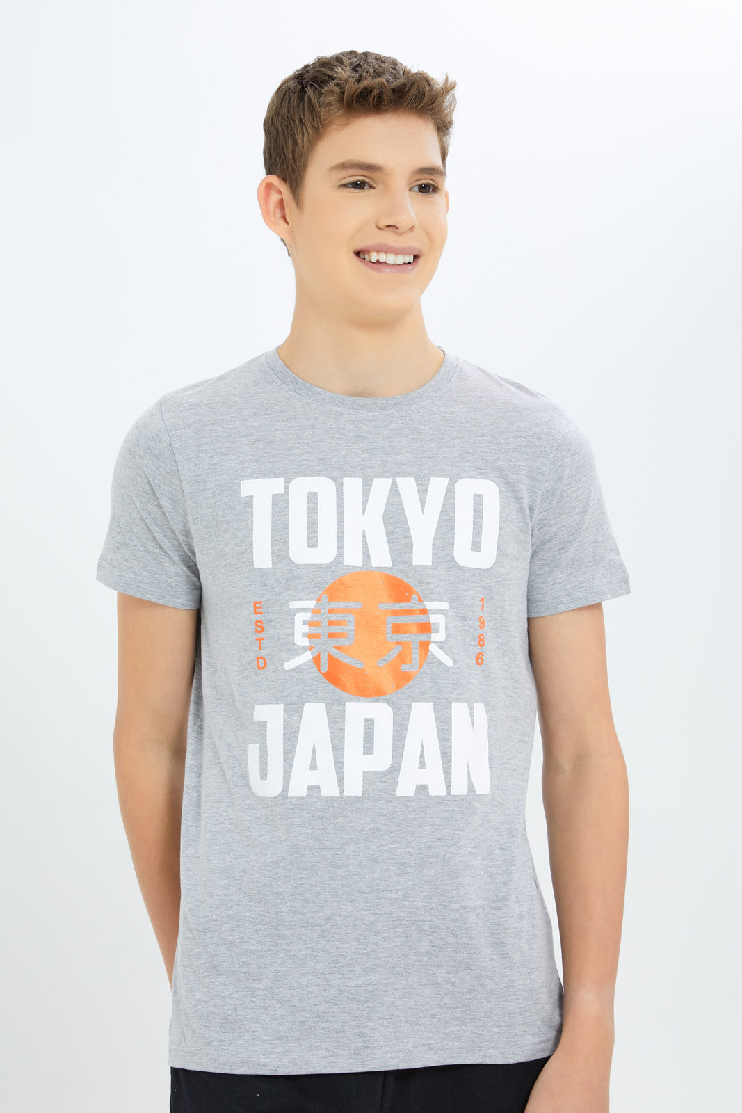 Redtag-Boys-Grey-Mel-Tokyo-Japan-Nightsuit-BSR-Pyjama-Sets,-Category:Pyjama-Sets,-Colour:Grey,-Deals:New-In,-Filter:Senior-Boys-(8-to-14-Yrs),-New-In-BSR-APL,-Non-Sale,-S23B,-Section:Boys-(0-to-14Yrs),-VLM-Senior-Boys-9 to 14 Years
