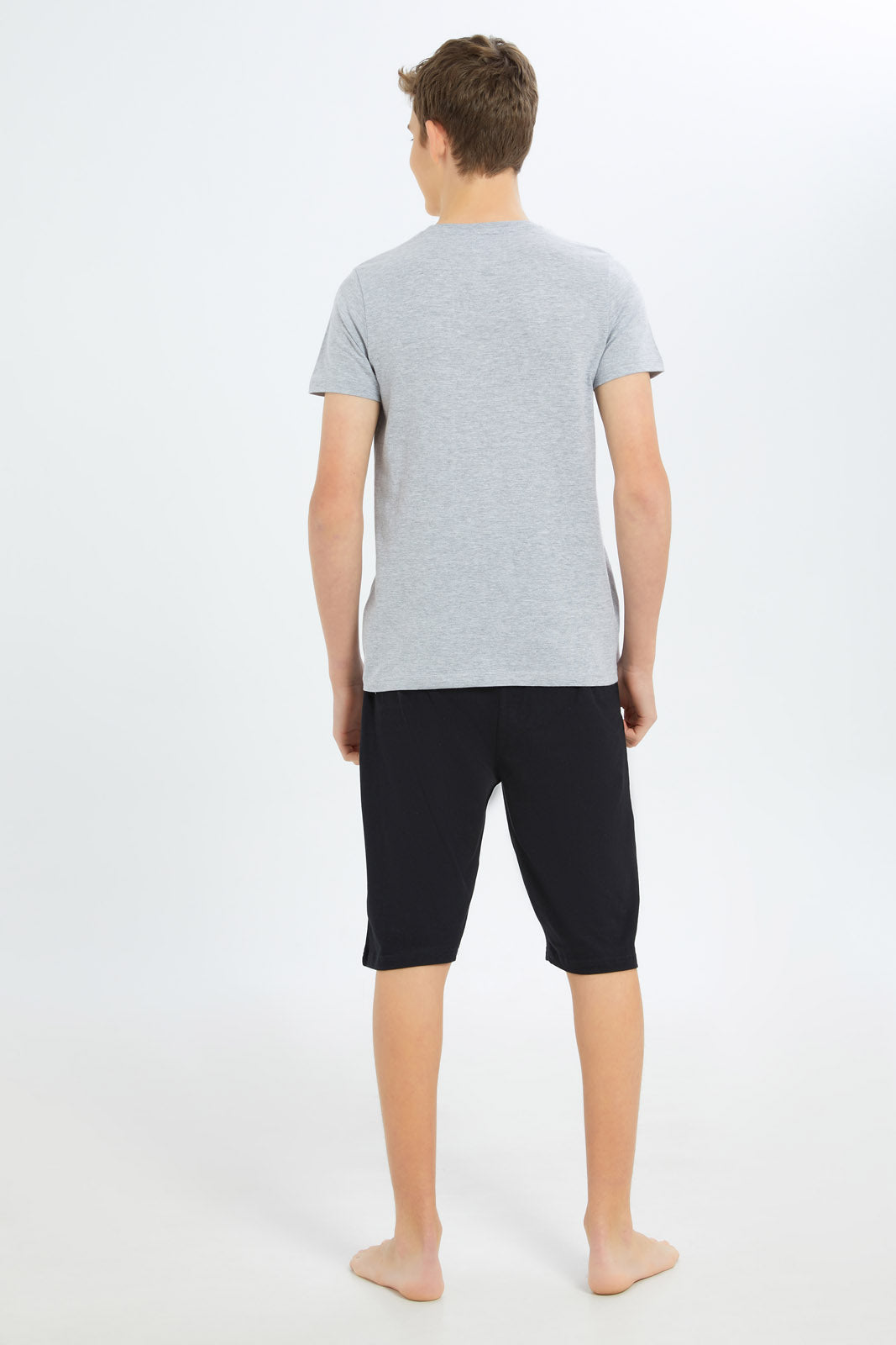 Redtag-Boys-Grey-Mel-Tokyo-Japan-Nightsuit-BSR-Pyjama-Sets,-Category:Pyjama-Sets,-Colour:Grey,-Deals:New-In,-Filter:Senior-Boys-(8-to-14-Yrs),-New-In-BSR-APL,-Non-Sale,-S23B,-Section:Boys-(0-to-14Yrs),-VLM-Senior-Boys-9 to 14 Years