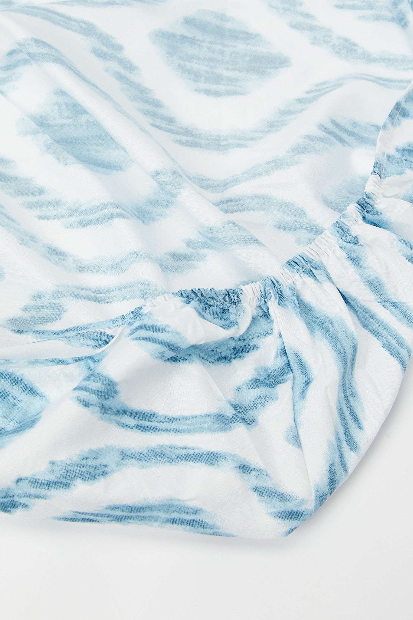Redtag-Teal-Print-Fitted-Sheet-(Single-Size)-365,-Category:Fitted-Sheets,-Colour:Teal,-Deals:New-In,-Filter:Home-Bedroom,-H1:HMW,-H2:BED,-H3:BLN,-H4:FTT,-HMW-BED-Fitted-Sheets,-New-In-HMW-BED,-Non-Sale,-Season:365,-Section:Homewares,-Style:ENTRY-Home-Bedroom-