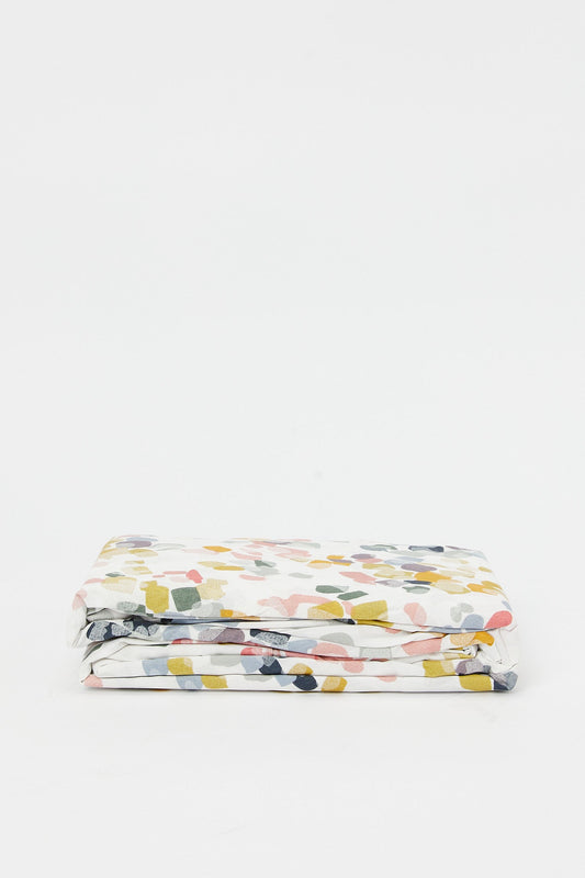 Redtag-Grey/Mustard-Printed-Fitted-Sheet-(Double-Size)-365,-Category:Fitted-Sheets,-Colour:Grey,-Deals:New-In,-Filter:Home-Bedroom,-H1:HMW,-H2:BED,-H3:BLN,-H4:FTT,-HMW-BED-Fitted-Sheets,-New-In-HMW-BED,-Non-Sale,-Season:365,-Section:Homewares,-Style:ENTRY-Home-Bedroom-