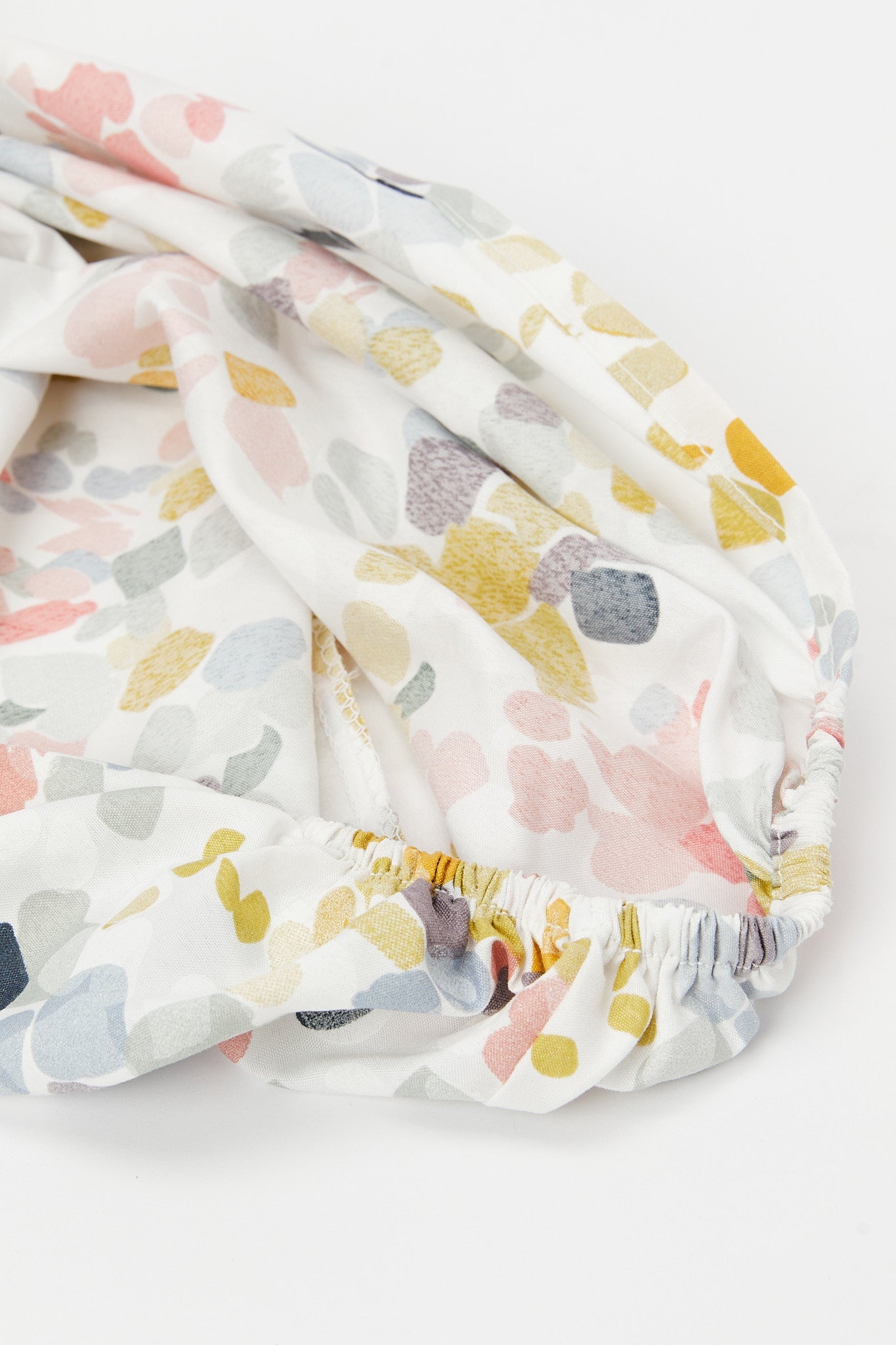 Redtag-Grey/Mustard-Printed-Fitted-Sheet-(Double-Size)-365,-Category:Fitted-Sheets,-Colour:Grey,-Deals:New-In,-Filter:Home-Bedroom,-H1:HMW,-H2:BED,-H3:BLN,-H4:FTT,-HMW-BED-Fitted-Sheets,-New-In-HMW-BED,-Non-Sale,-Season:365,-Section:Homewares,-Style:ENTRY-Home-Bedroom-