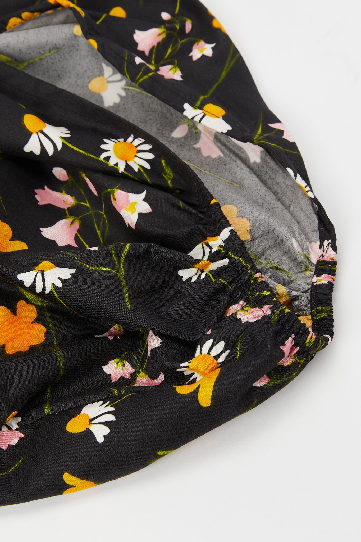 Redtag-Black-Floral-Print-Fitted-Sheet-(Double-Size)-365,-Category:Fitted-Sheets,-Colour:Black,-Deals:New-In,-Filter:Home-Bedroom,-H1:HMW,-H2:BED,-H3:BLN,-H4:FTT,-HMW-BED-Fitted-Sheets,-New-In-HMW-BED,-Non-Sale,-Season:365,-Section:Homewares,-Style:ENTRY-Home-Bedroom-