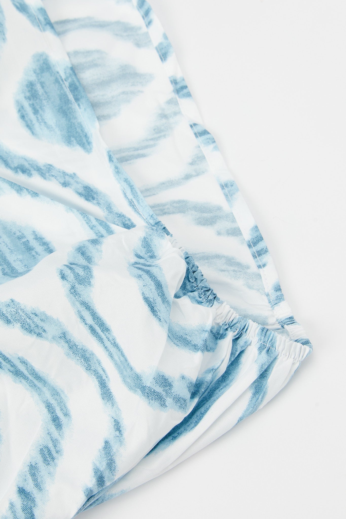 Redtag-Teal-Print-Fitted-Sheet-(Double-Size)-365,-Category:Fitted-Sheets,-Colour:Teal,-Deals:New-In,-Filter:Home-Bedroom,-H1:HMW,-H2:BED,-H3:BLN,-H4:FTT,-HMW-BED-Fitted-Sheets,-New-In-HMW-BED,-Non-Sale,-Season:365,-Section:Homewares,-Style:ENTRY-Home-Bedroom-