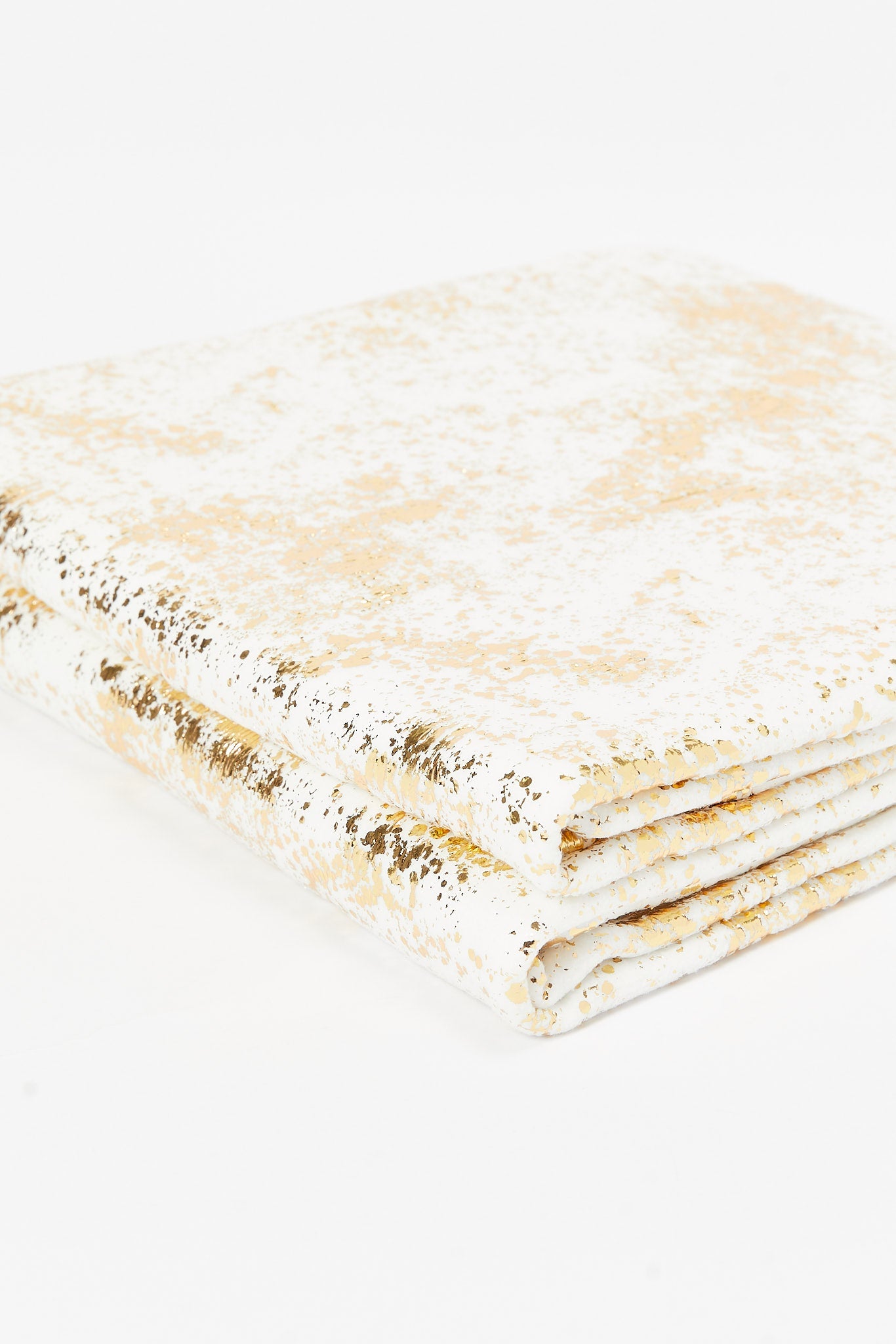 Redtag-Ivory/Gold-Foil-Print-Throw-Category:Throws,-Colour:Ivory,-Deals:New-In,-Filter:Home-Bedroom,-HMW-BED-Throws,-New-In-HMW-BED,-Non-Sale,-S23B,-Section:Homewares-Home-Bedroom-