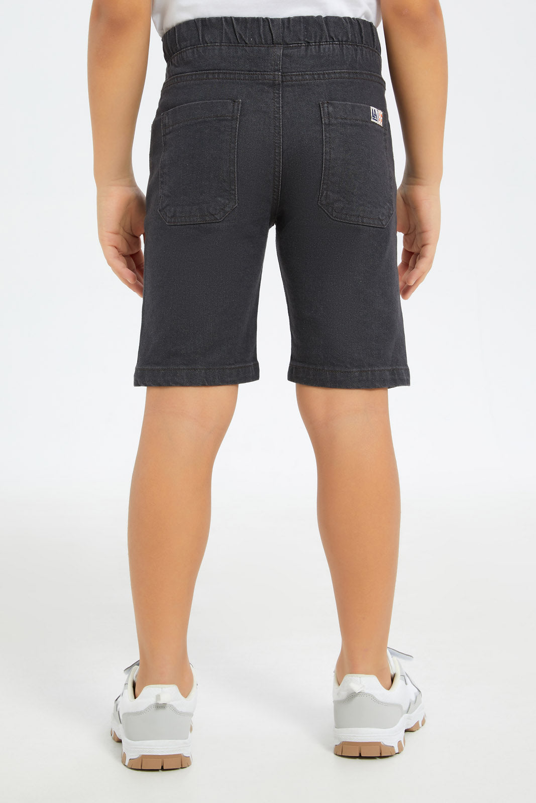 Redtag-Boys-Grey-Balloon-Fit-Denim-Shorts-BOY-Shorts,-Category:Shorts,-Colour:Grey,-Deals:New-In,-Filter:Boys-(2-to-8-Yrs),-H1:KWR,-H2:BOY,-H3:DNB,-H4:SRT,-New-In-BOY-APL,-Non-Sale,-S23C,-Season:S23C,-Section:Boys-(0-to-14Yrs)-Boys-2 to 8 Years