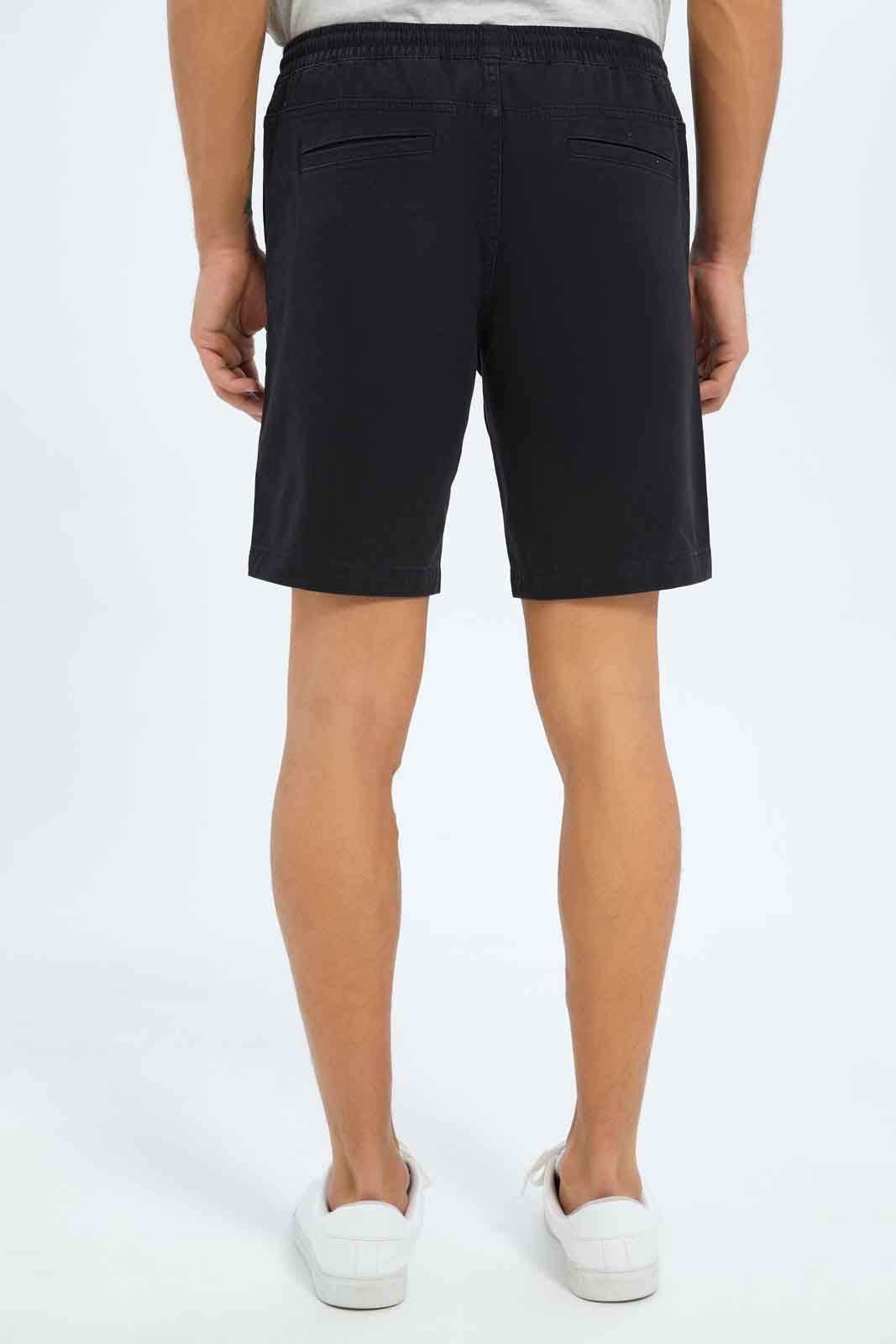 Redtag-Men-Black-Pull-On-Shorts-Category:Shorts,-Colour:Black,-Deals:New-In,-Filter:Men's-Clothing,-Men-Shorts,-New-In-Men-APL,-Non-Sale,-S23C,-Section:Men--