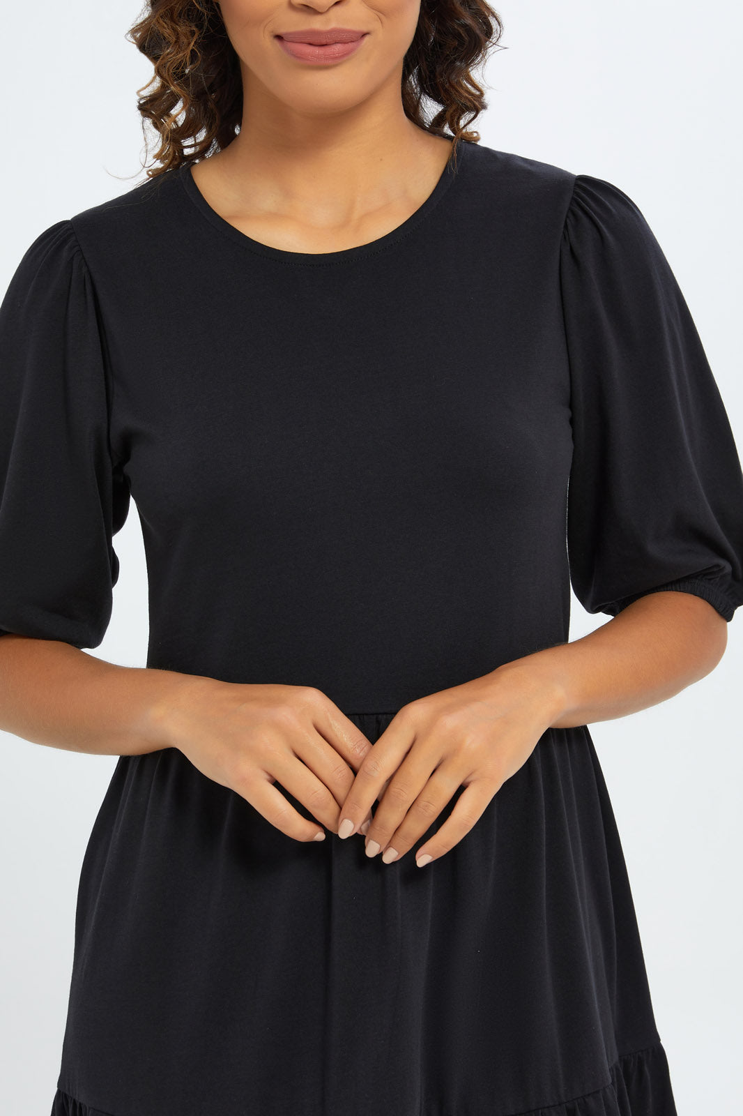 Redtag-Women-Black-Epp-Jersey-Tiered-Dress-Category:Dresses,-Colour:Black,-Deals:2-FOR-90,-Deals:New-In,-Filter:Women's-Clothing,-H1:LWR,-H2:LAD,-H3:DRS,-H4:CAD,-KSH,-New-In-Women-APL,-Non-Sale,-S23B,-Season:S23B,-Section:Women,-Women-Dresses-Women's-