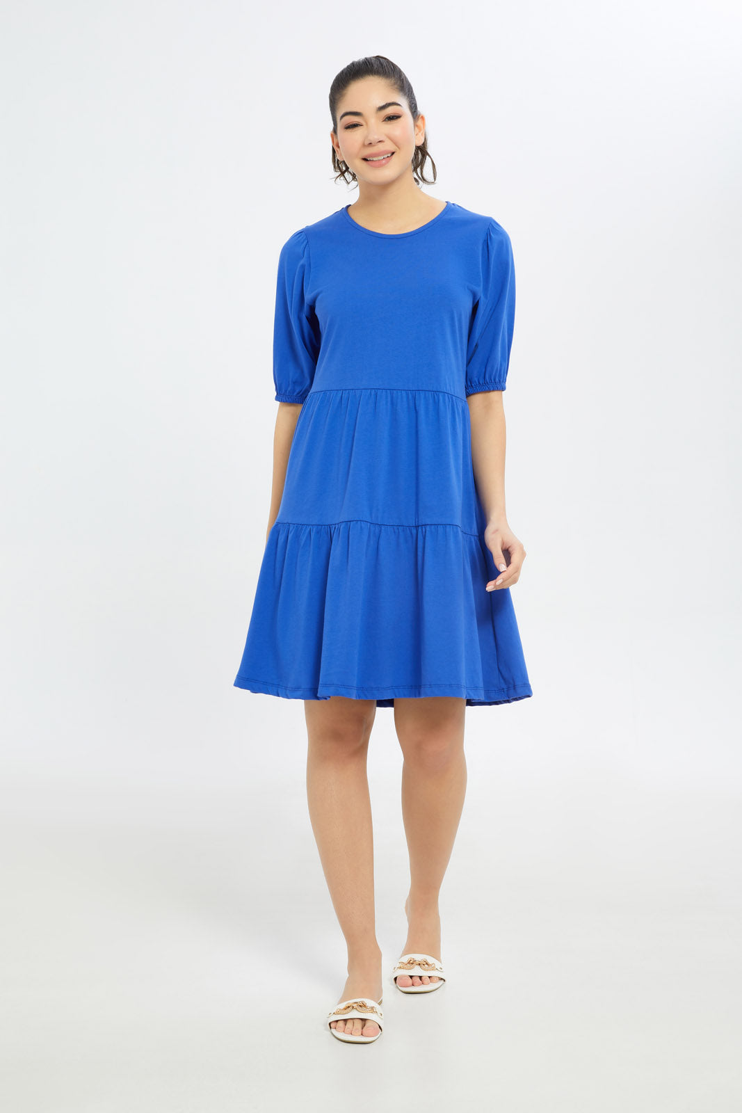 Redtag-Women-Blue-Epp-Jersey-Tiered-Dress-Category:Dresses,-Colour:Blue,-Deals:New-In,-Dress-Size:Maxi-Dress,-Filter:Women's-Clothing,-H1:LWR,-H2:LAD,-H3:DRS,-H4:CAD,-KSH,-New-In-Women-APL,-Non-Sale,-Promo:PPE,-S23B,-Season:S23B,-Section:Women,-Women-Dresses-Women's-