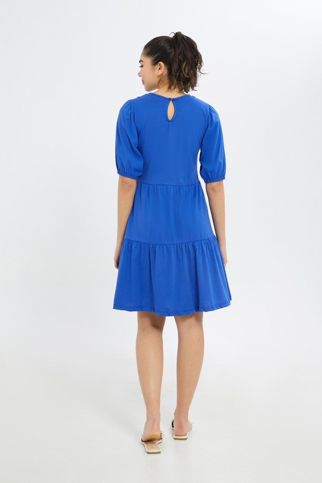 Redtag-Women-Blue-Epp-Jersey-Tiered-Dress-Category:Dresses,-Colour:Blue,-Deals:New-In,-Dress-Size:Maxi-Dress,-Filter:Women's-Clothing,-H1:LWR,-H2:LAD,-H3:DRS,-H4:CAD,-KSH,-New-In-Women-APL,-Non-Sale,-Promo:PPE,-S23B,-Season:S23B,-Section:Women,-Women-Dresses-Women's-