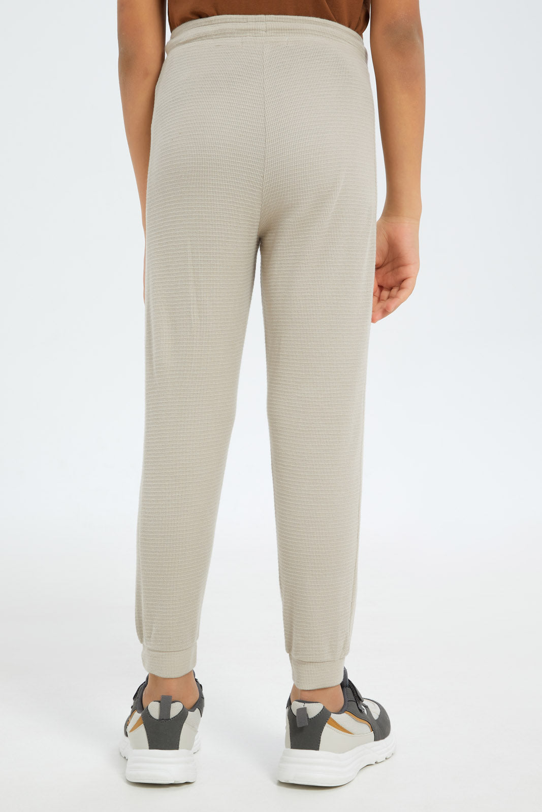 Redtag-Boys-Beige-Waffle-Jogpant-BOY-Joggers,-Category:Joggers,-Colour:Beige,-Deals:New-In,-Filter:Boys-(2-to-8-Yrs),-New-In-BOY-APL,-Non-Sale,-S23C,-Section:Boys-(0-to-14Yrs)-Boys-2 to 8 Years