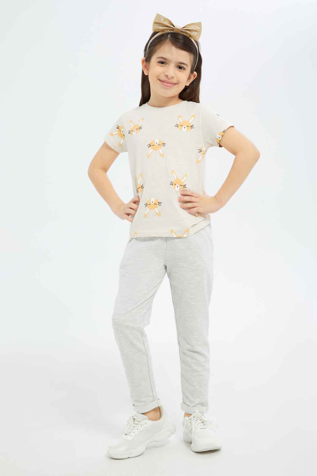 Redtag-Girls-Grey-Jogger-Pants-Category:Joggers,-Colour:Grey,-Deals:New-In,-Filter:Girls-(2-to-8-Yrs),-GIR-Joggers,-New-In-GIR-APL,-Non-Sale,-S23B,-Section:Girls-(0-to-14Yrs),-TBL-Girls-2 to 8 Years