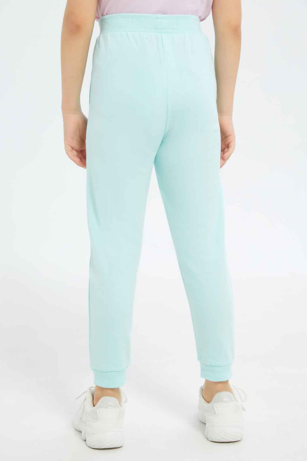 Redtag-Girls-Mint-Jogger-Pants-Category:Joggers,-Colour:Mint,-Deals:New-In,-Filter:Girls-(2-to-8-Yrs),-GIR-Joggers,-New-In-GIR-APL,-Non-Sale,-S23B,-Section:Girls-(0-to-14Yrs),-TBL-Girls-2 to 8 Years