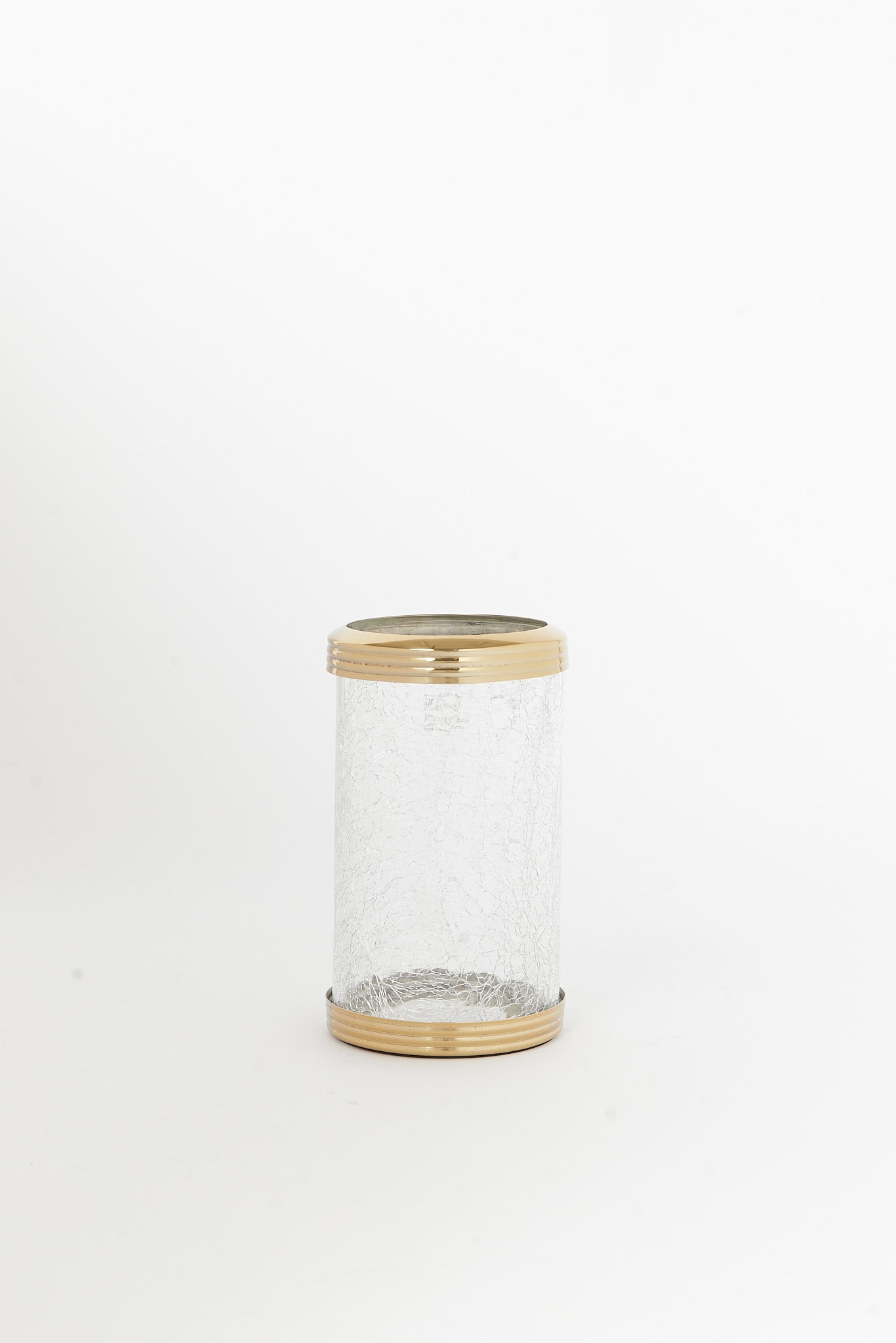 Redtag-Gold-Crackle-Glass-Tumbler-Category:Bathroom-Accessories,-Colour:Gold,-Deals:New-In,-Filter:Home-Bathroom,-H1:HMW,-H2:BAC,-H3:BCE,-H4:BAE,-HMW-BAC-Bath-Accessories,-New-In-HMW-BAC,-Non-Sale,-S23B,-Season:S23B,-Section:Homewares-Home-Bathroom-