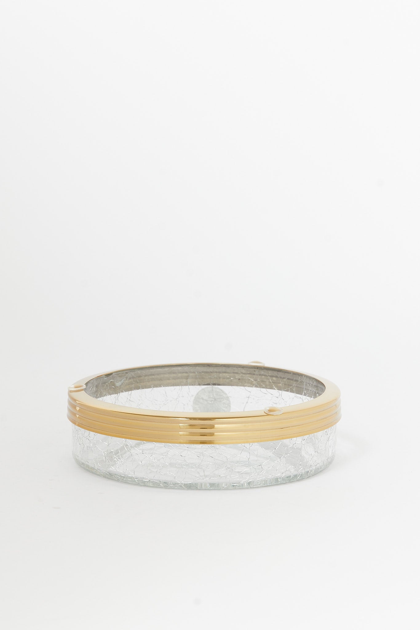 Redtag-Gold-Crackle-Glass-Soap-Dish-Category:Bathroom-Accessories,-Colour:Gold,-Deals:New-In,-Filter:Home-Bathroom,-H1:HMW,-H2:BAC,-H3:BCE,-H4:BAE,-HMW-BAC-Bath-Accessories,-New-In-HMW-BAC,-Non-Sale,-S23B,-Season:S23B,-Section:Homewares-Home-Bathroom-