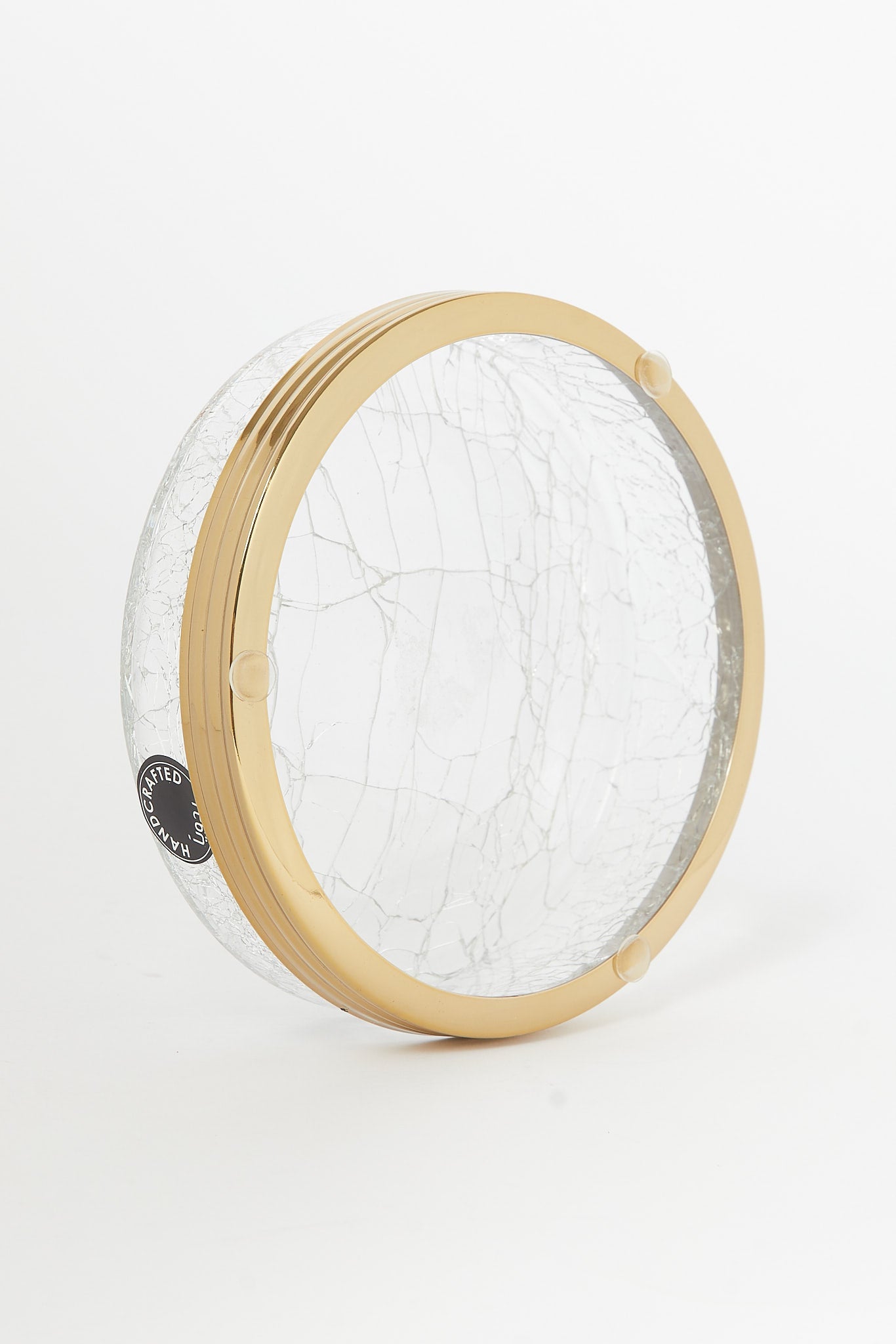 Redtag-Gold-Crackle-Glass-Soap-Dish-Category:Bathroom-Accessories,-Colour:Gold,-Deals:New-In,-Filter:Home-Bathroom,-H1:HMW,-H2:BAC,-H3:BCE,-H4:BAE,-HMW-BAC-Bath-Accessories,-New-In-HMW-BAC,-Non-Sale,-S23B,-Season:S23B,-Section:Homewares-Home-Bathroom-