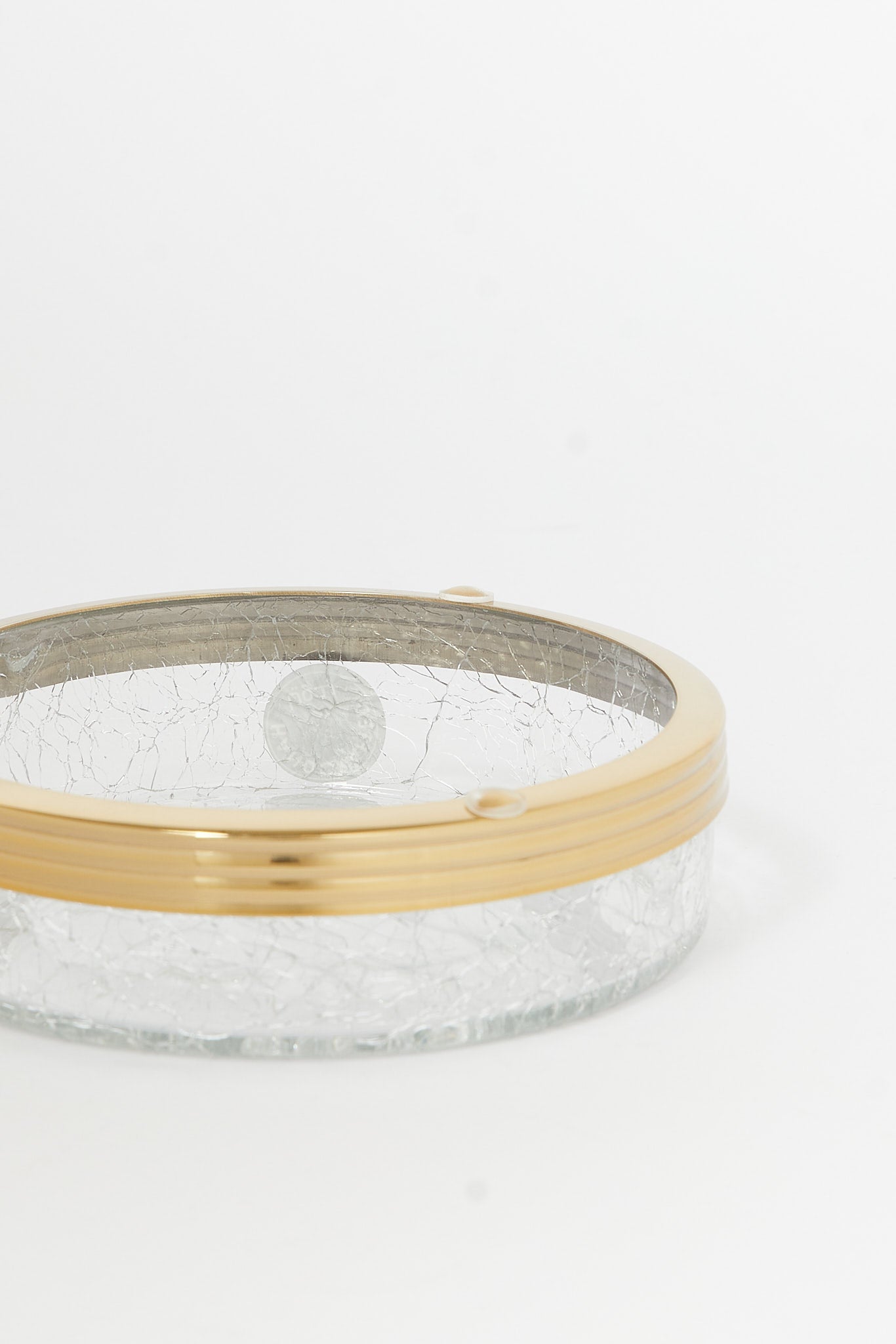 Redtag-Gold-Crackle-Glass-Soap-Dish-Category:Bathroom-Accessories,-Colour:Gold,-Deals:New-In,-Filter:Home-Bathroom,-H1:HMW,-H2:BAC,-H3:BCE,-H4:BAE,-HMW-BAC-Bath-Accessories,-New-In-HMW-BAC,-Non-Sale,-S23B,-Season:S23B,-Section:Homewares-Home-Bathroom-